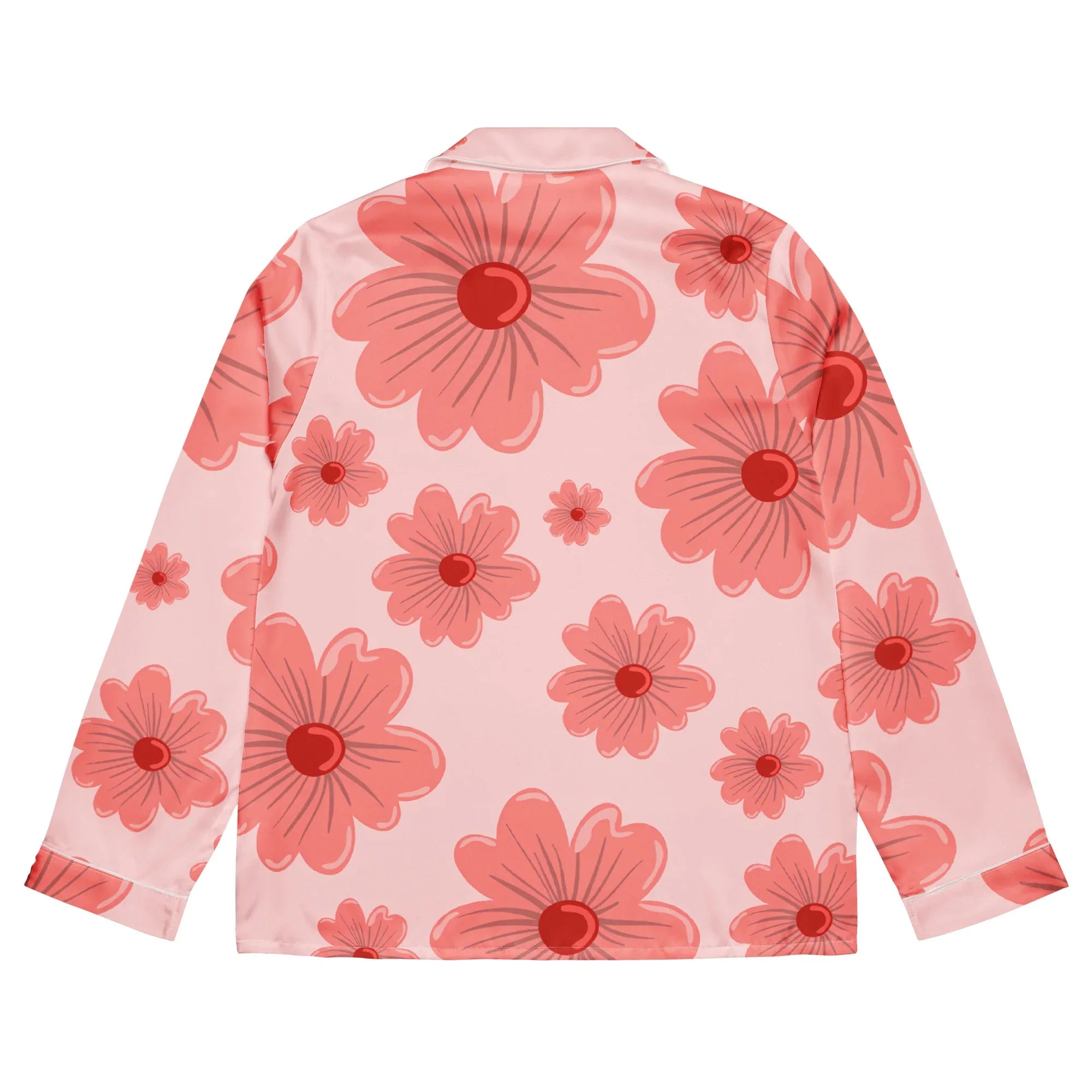 Women’s long sleeve pajama top Women’s long sleeve pajama top AwRans Clothing all-over-print-womens-long-sleeve-pajama-top-white-back-67c3acd929198