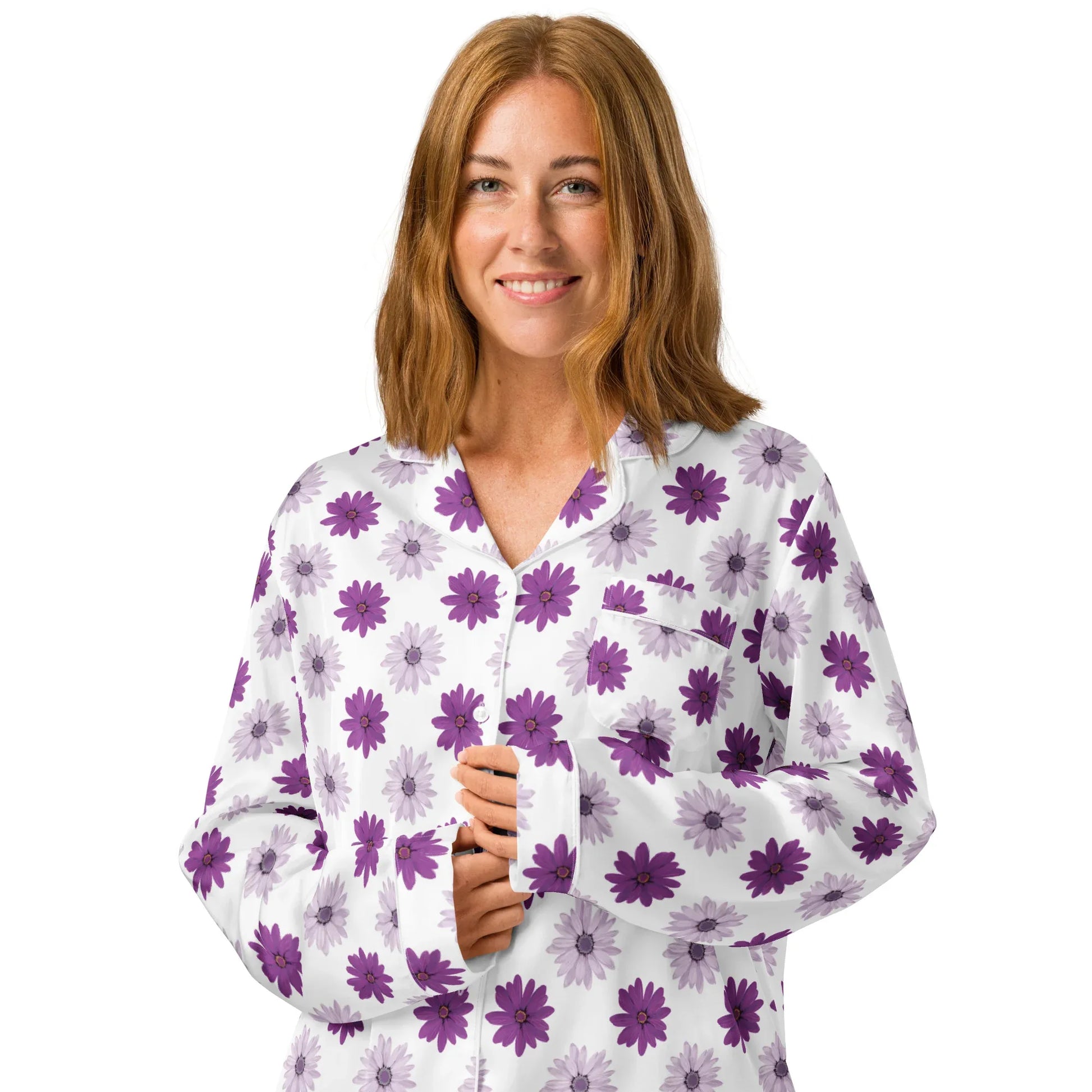 Women’s long sleeve pajama top - AwRans Clothing
