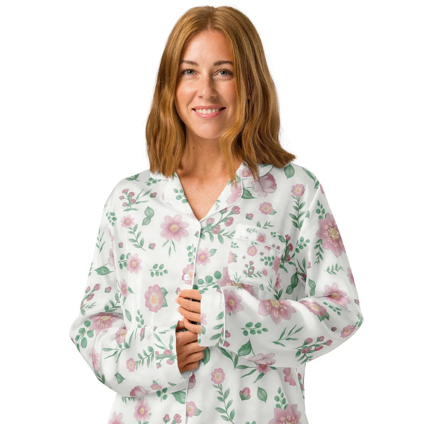 Women’s long sleeve pajama top - AwRans Clothing
