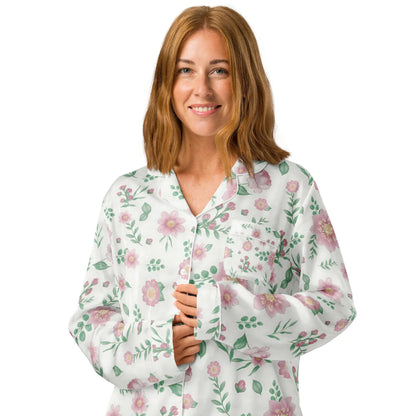 Women’s long sleeve pajama top - AwRans Clothing