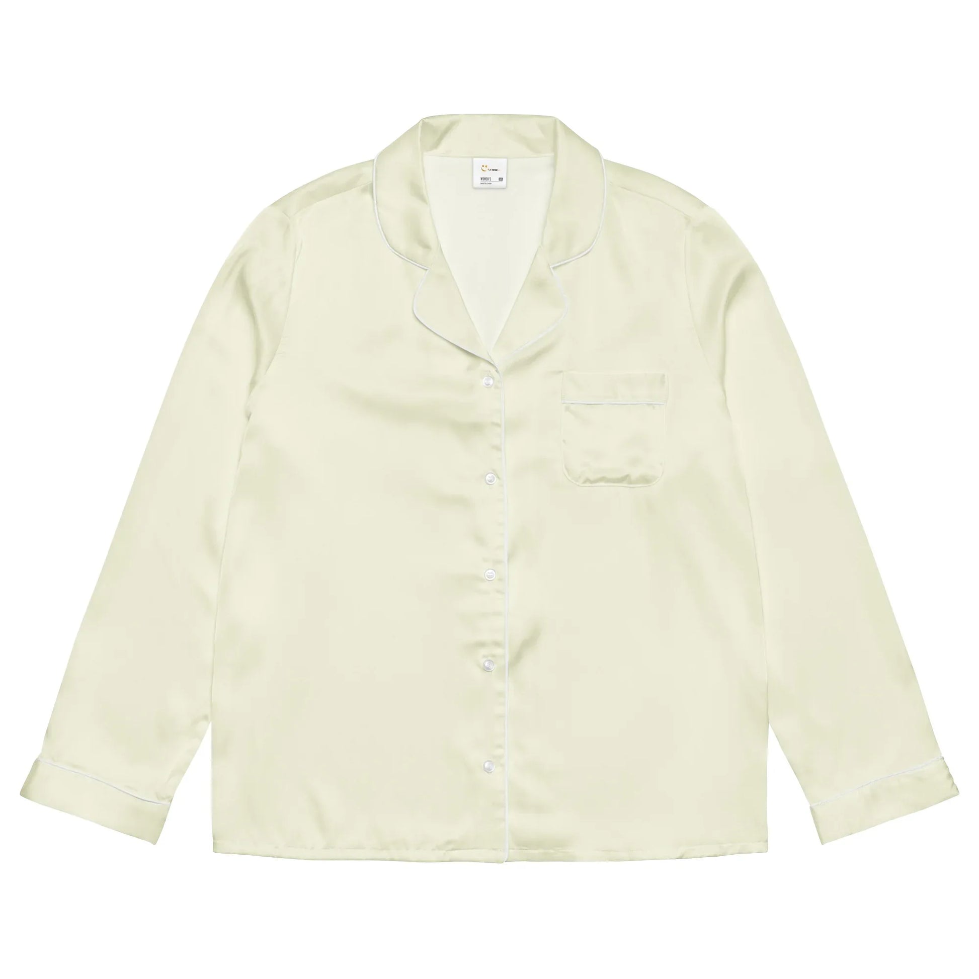 Women’s long sleeve pajama top BEIGE - AwRans Clothing