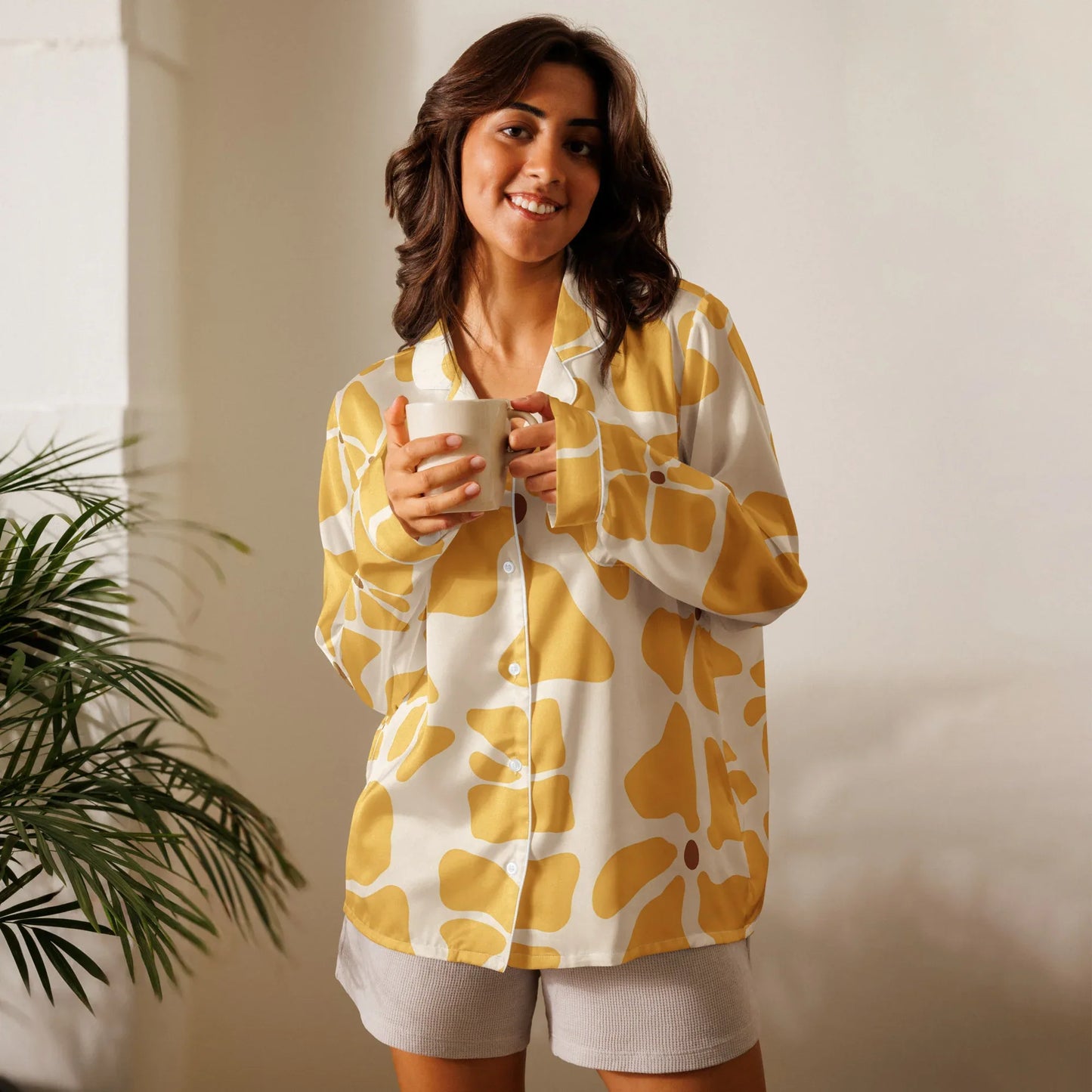 Women’s long sleeve pajama top - AwRans Clothing