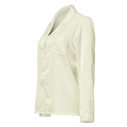 Women’s long sleeve pajama top BEIGE - AwRans Clothing