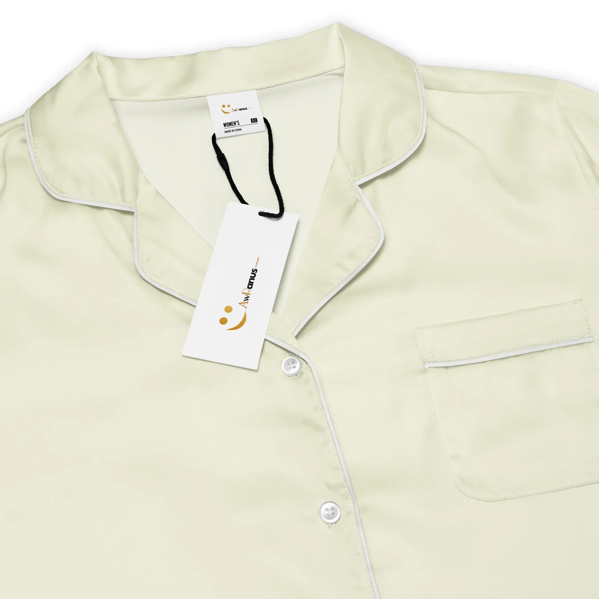 Women’s long sleeve pajama top BEIGE - AwRans Clothing