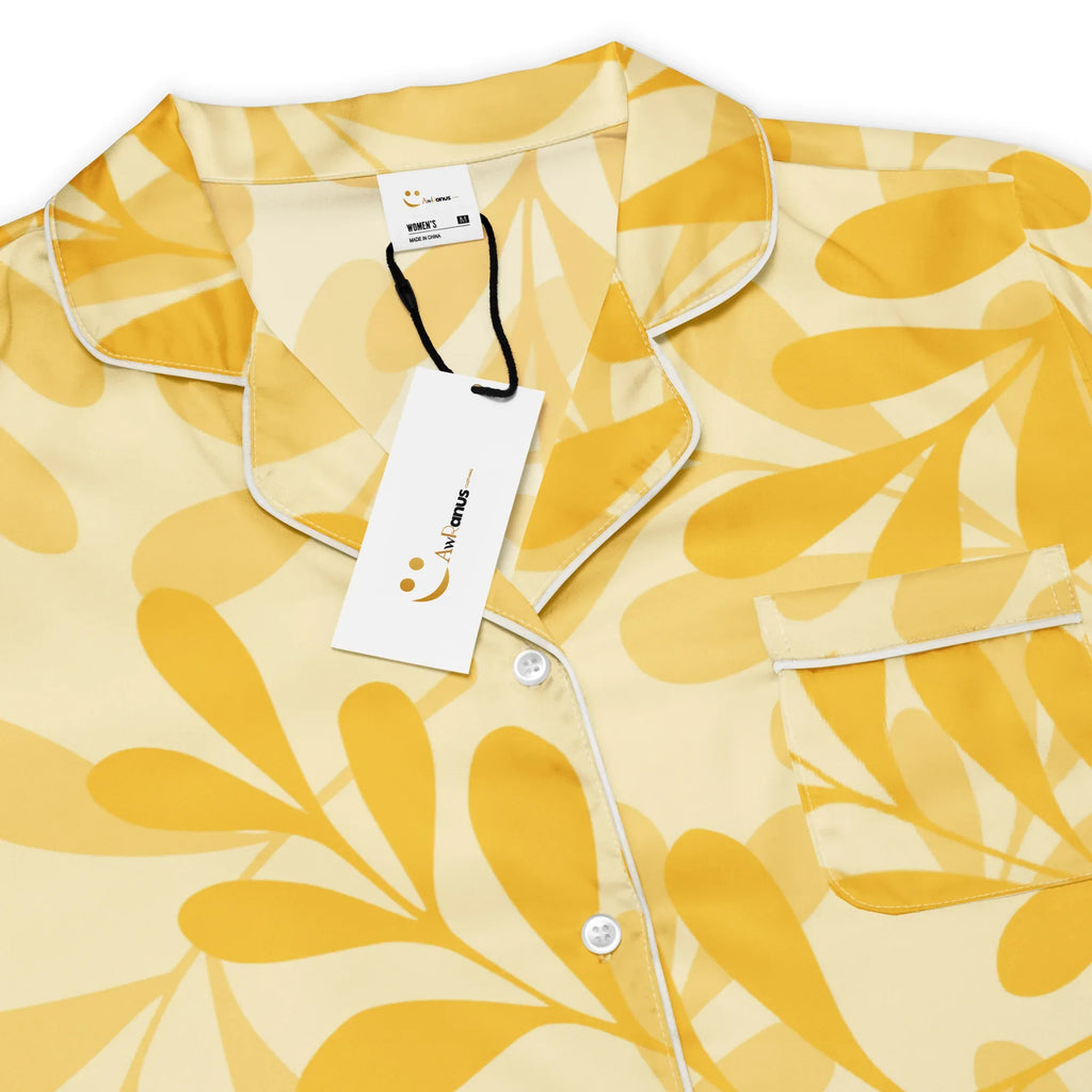 Women’s long sleeve pajama top Women’s long sleeve pajama top AwRans Clothing all-over-print-womens-long-sleeve-pajama-top-white-product-details-67c3a8f30d99e