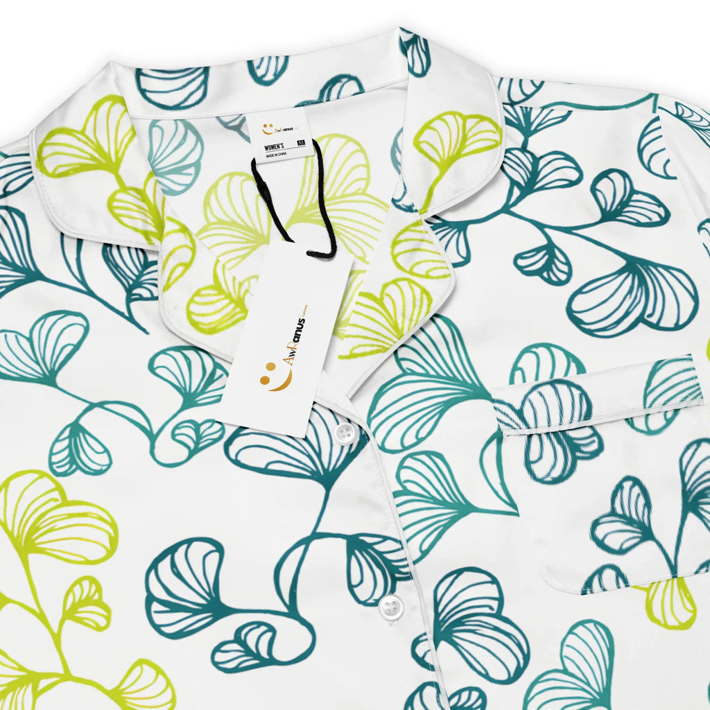 Women’s long sleeve pajama top Women’s long sleeve pajama top AwRans Clothing all-over-print-womens-long-sleeve-pajama-top-white-product-details-67c3a928a10e9
