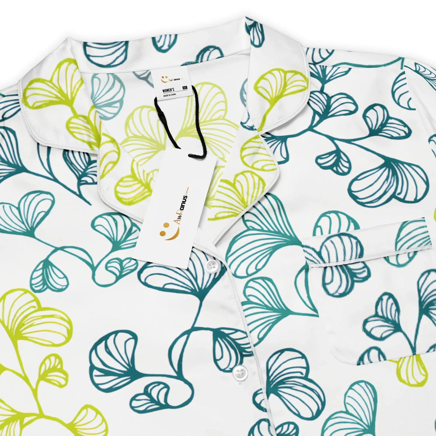 Women’s long sleeve pajama top - AwRans Clothing