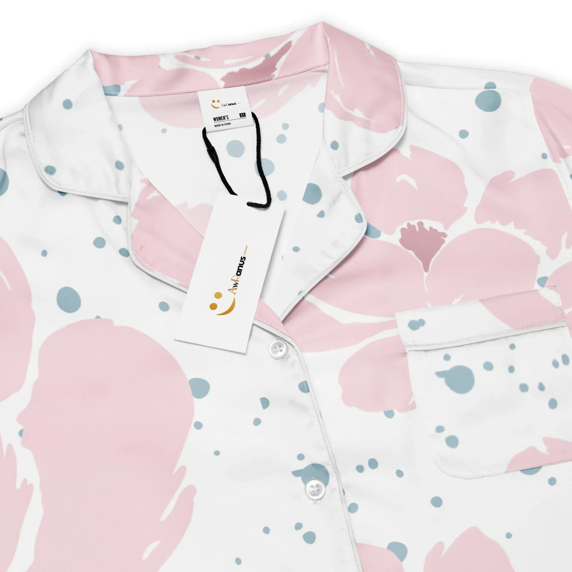 Women’s long sleeve pajama top - AwRans Clothing