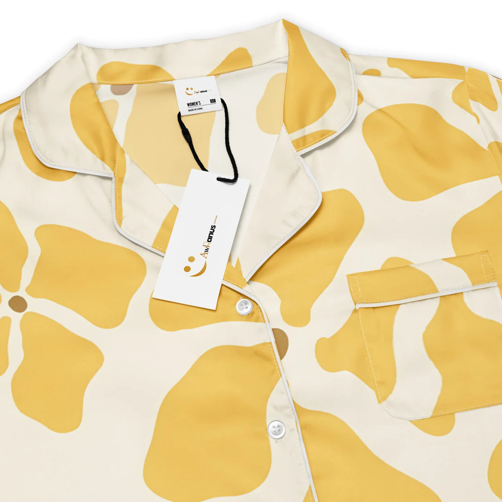 Women’s long sleeve pajama top Women’s long sleeve pajama top AwRans Clothing all-over-print-womens-long-sleeve-pajama-top-white-product-details-67c3aab3257c2