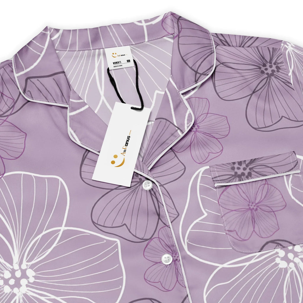 Women’s long sleeve pajama top Women’s long sleeve pajama top AwRans Clothing all-over-print-womens-long-sleeve-pajama-top-white-product-details-67c3ac53cc4c0