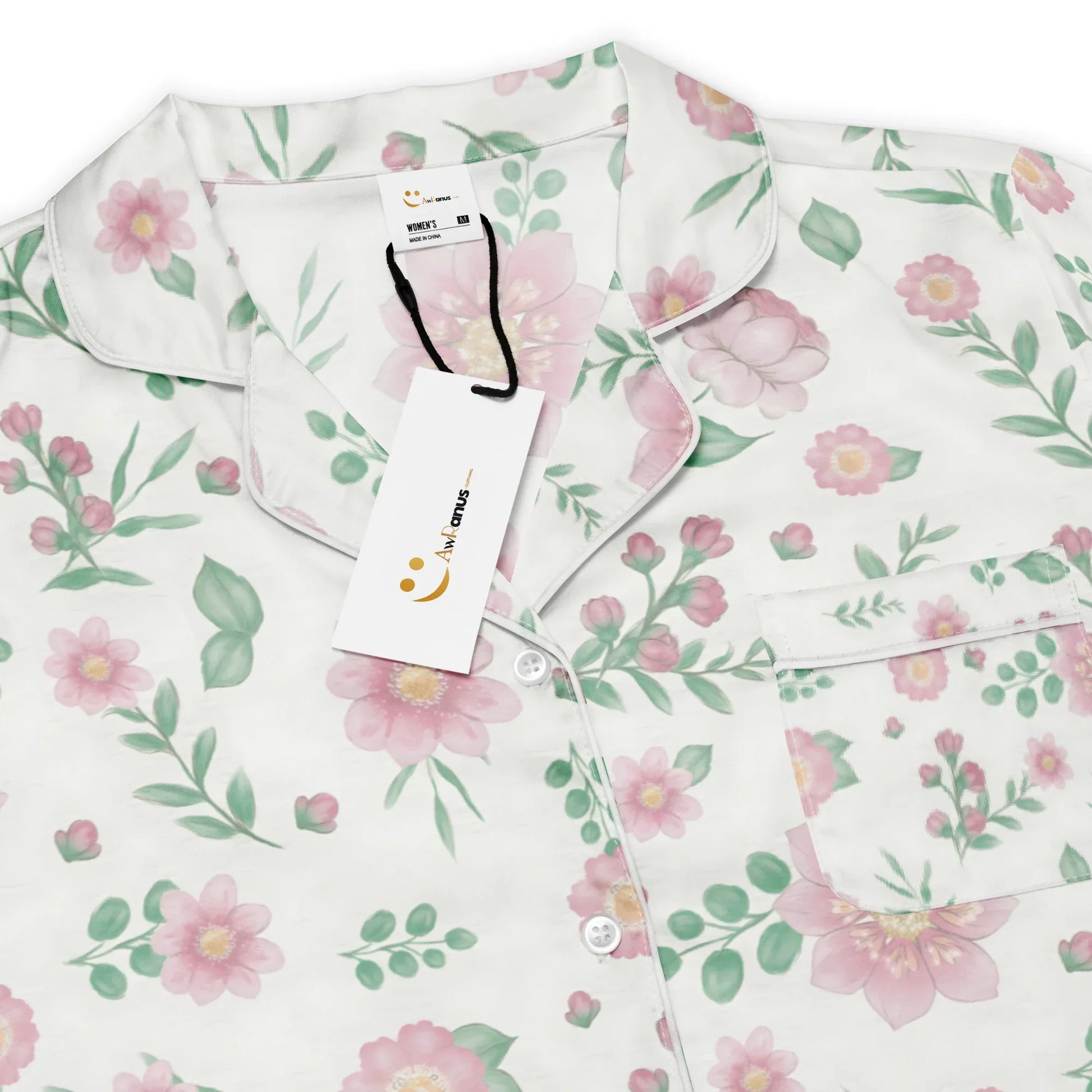 Women’s long sleeve pajama top - AwRans Clothing