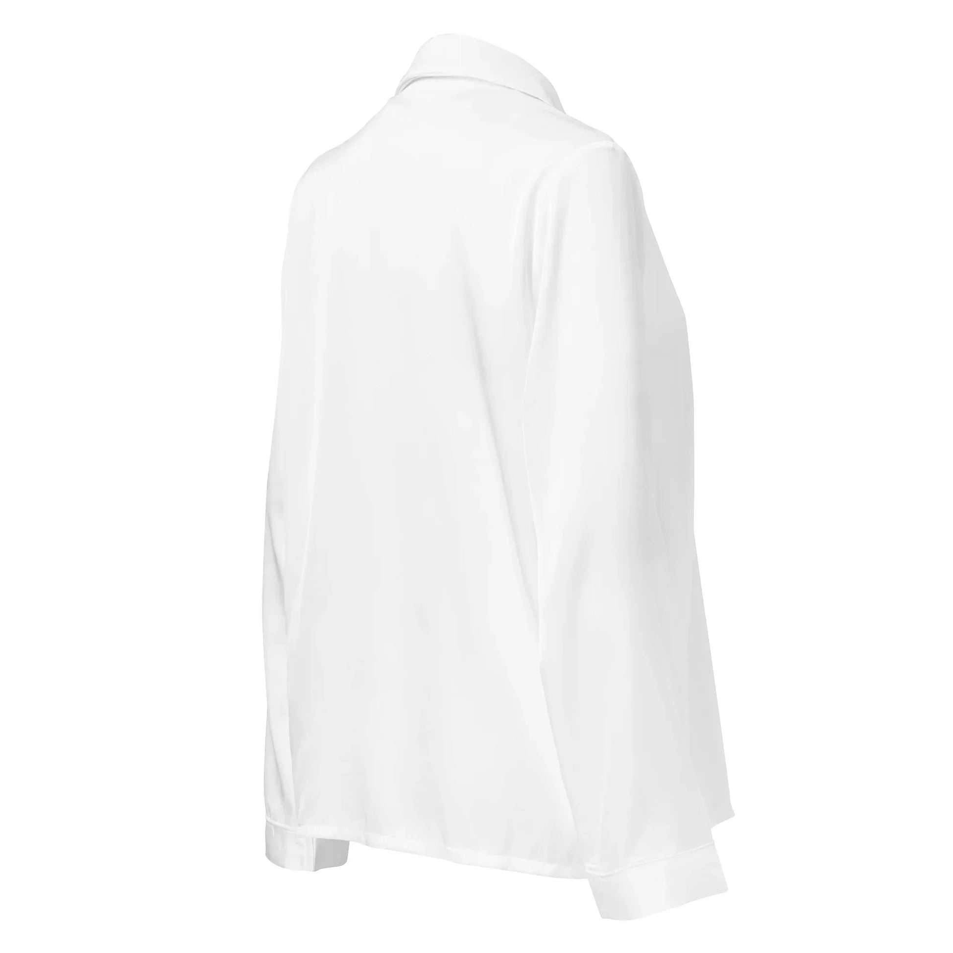 Women’s long sleeve pajama top WHITE - AwRans Clothing