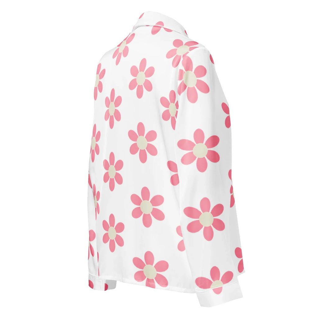 Women’s long sleeve pajama top Women’s long sleeve pajama top AwRans Clothing all-over-print-womens-long-sleeve-pajama-top-white-right-back-67c3a960513f1