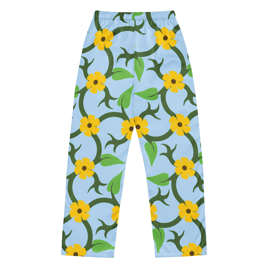 Women’s pajama pants Black Women’s pajama AwRans Clothing all-over-print-womens-pajama-pants-black-back-67ebe56b7b70d