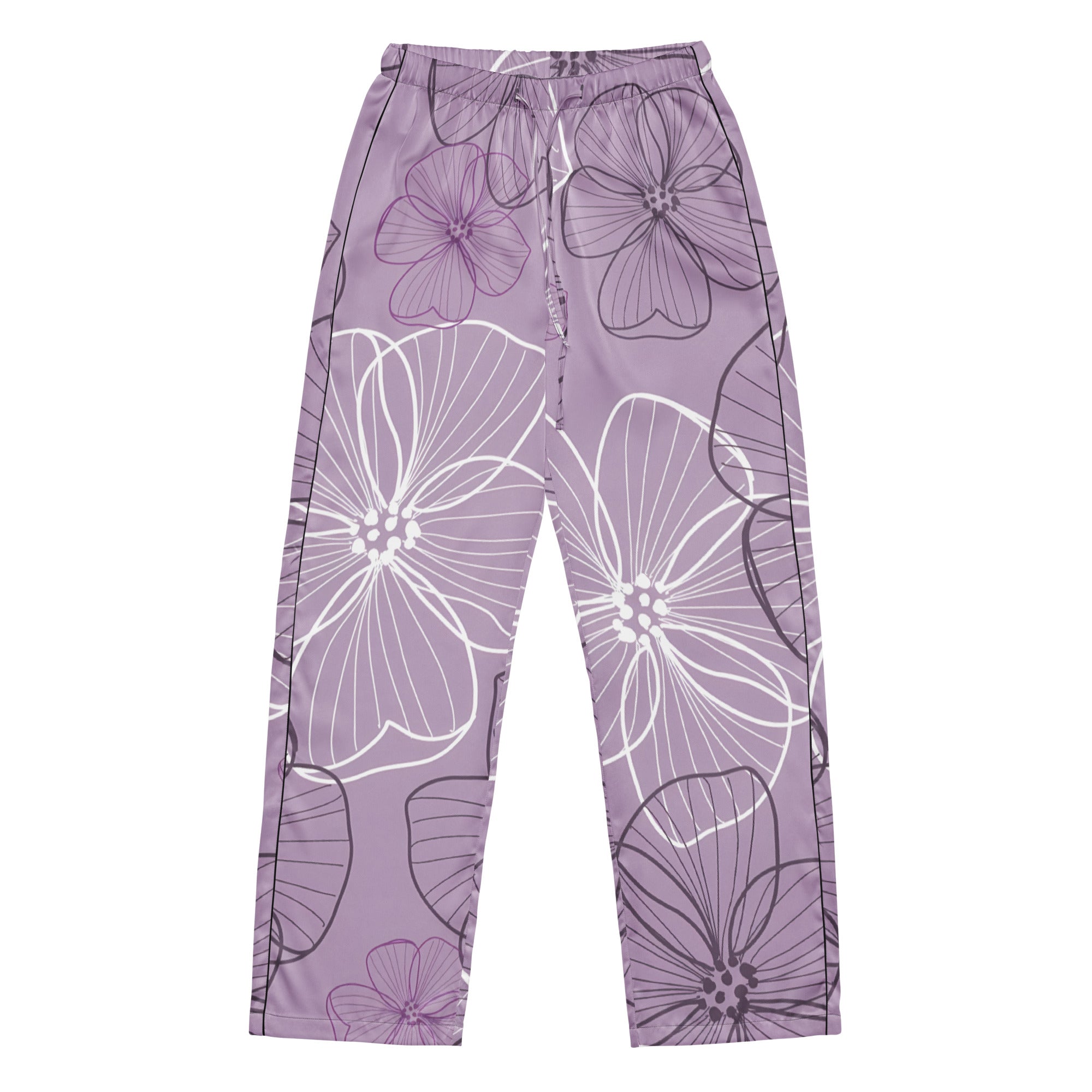 Women’s pajama pants Women’s pajama AwRans Clothing all-over-print-womens-pajama-pants-black-front-67ebdbc9d01f8