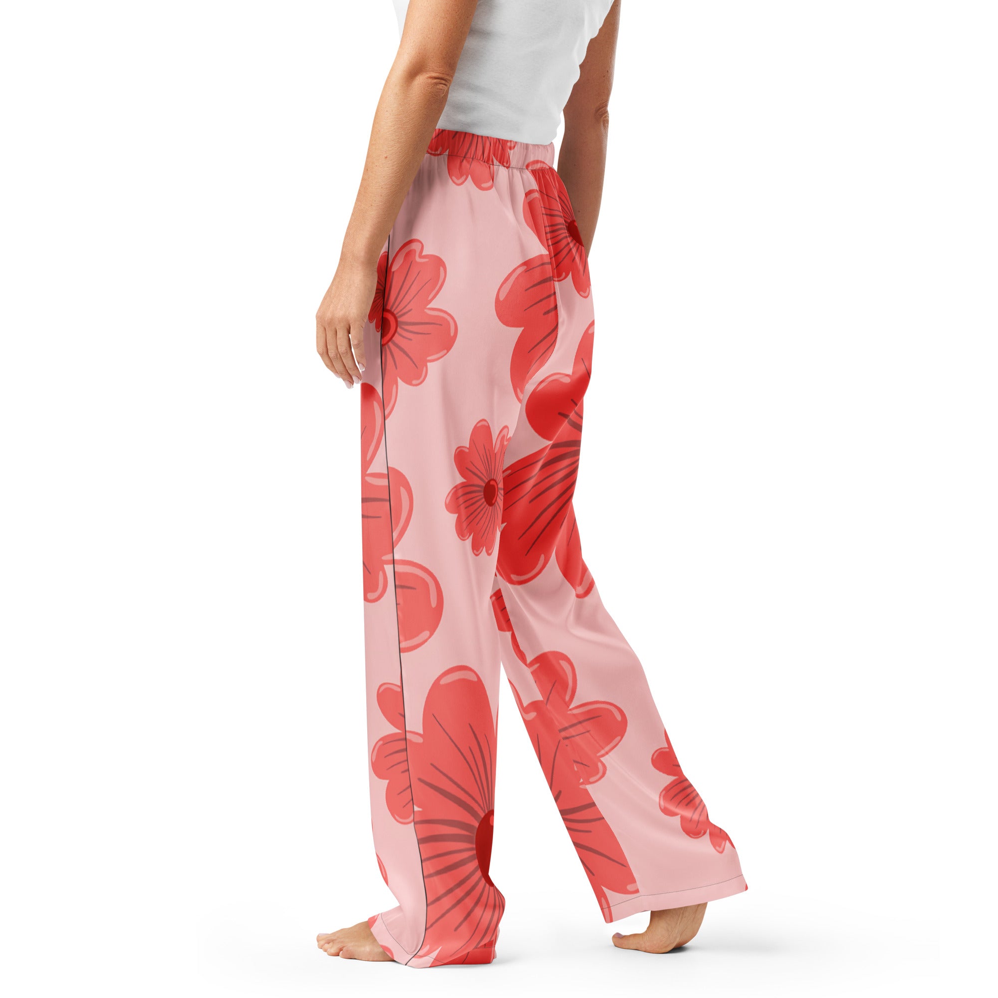Women’s pajama pants Women’s pajama AwRans Clothing all-over-print-womens-pajama-pants-black-left-67ebdf50830d2