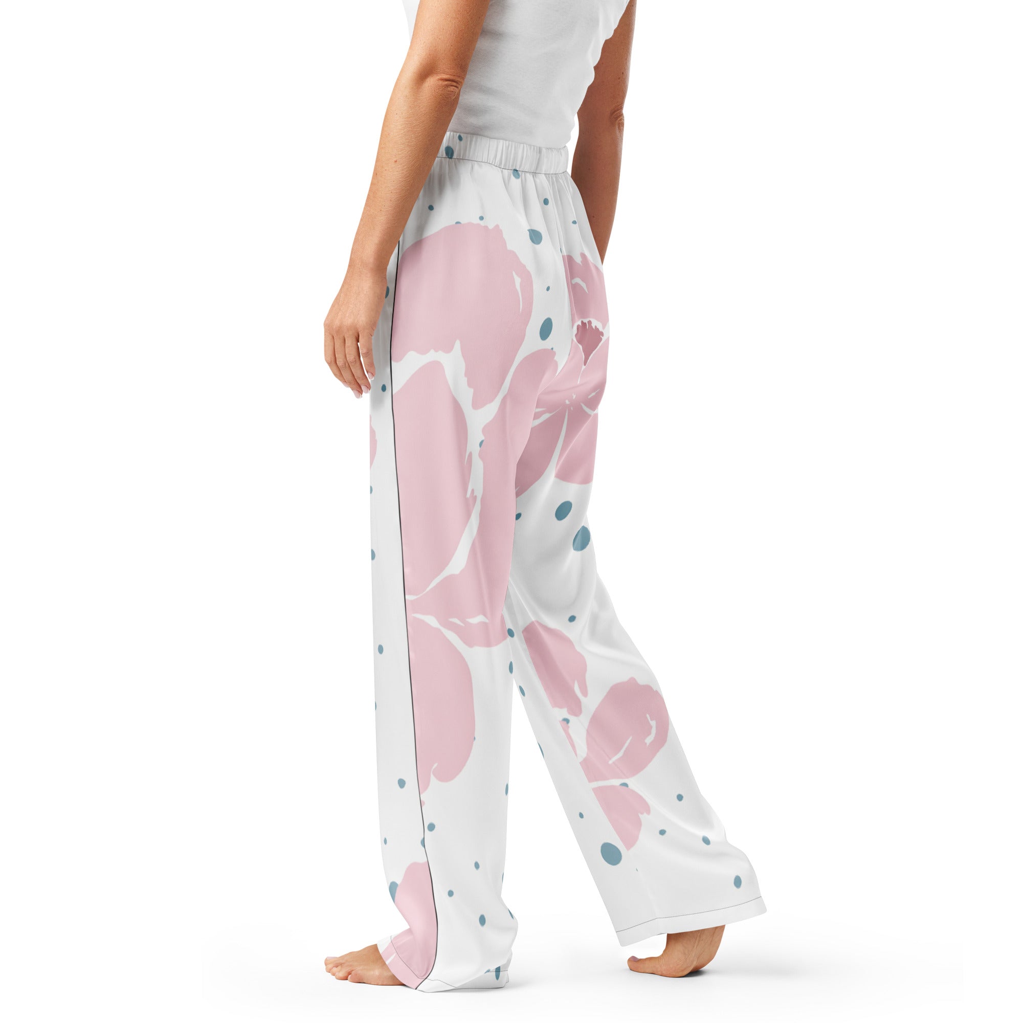 Women’s pajama pants Women’s pajama AwRans Clothing all-over-print-womens-pajama-pants-black-left-67ebe0793d920