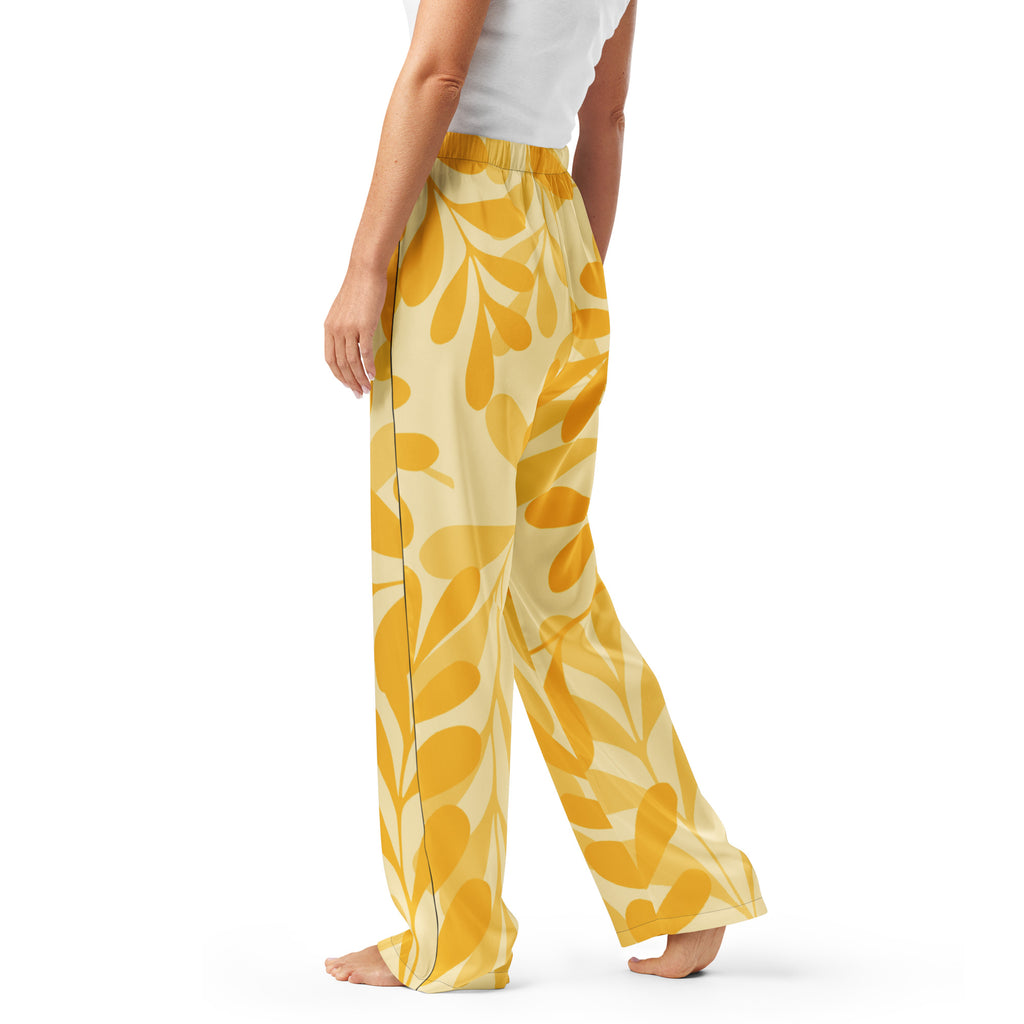 Women’s pajama pants Women’s pajama AwRans Clothing all-over-print-womens-pajama-pants-black-left-67ebe4031be54