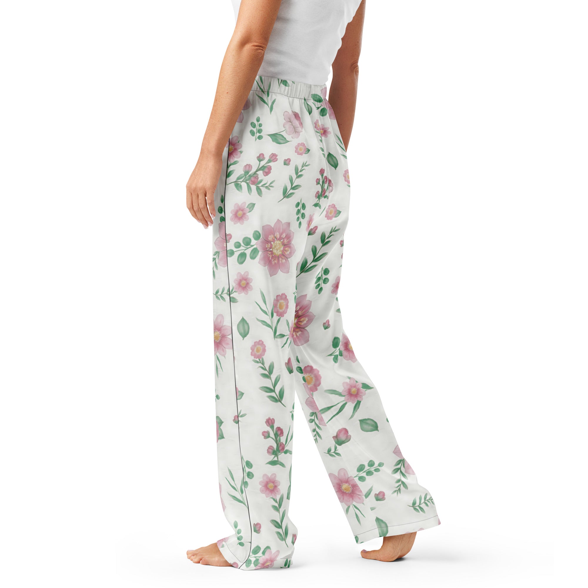 Women’s pajama pants Women’s pajama AwRans Clothing all-over-print-womens-pajama-pants-black-left-67ebe4803040a