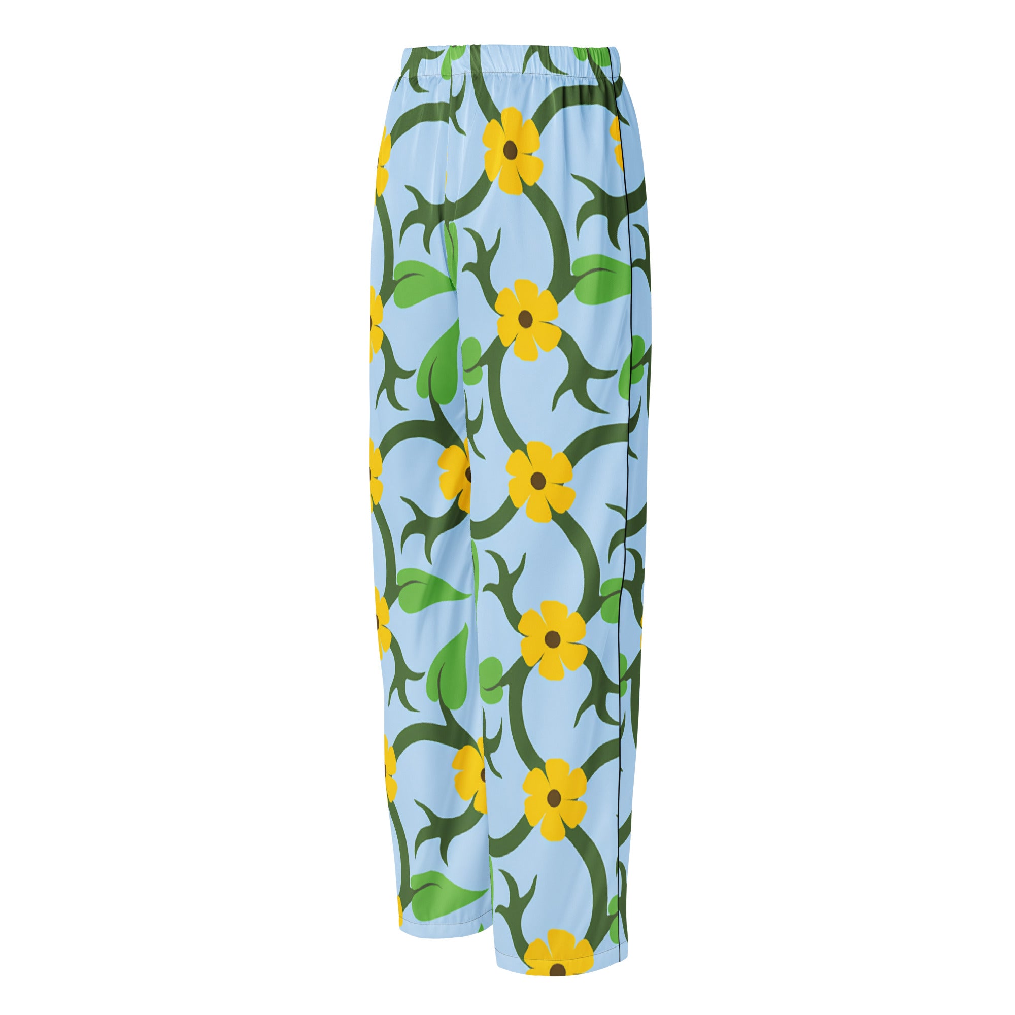 Women’s pajama pants Women’s pajama AwRans Clothing all-over-print-womens-pajama-pants-black-right-back-67ebe56b7c83b