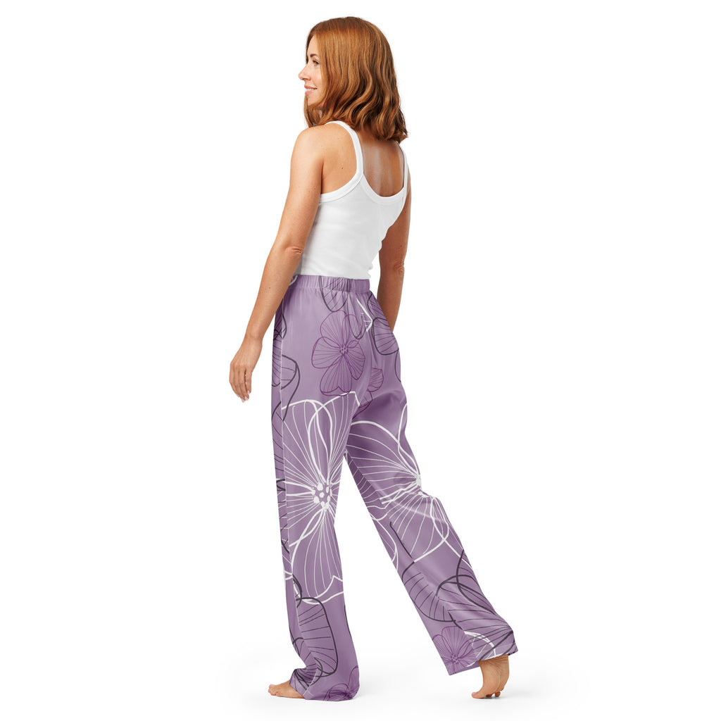 Women’s pajama pants Women’s pajama AwRans Clothing all-over-print-womens-pajama-pants-white-back-67ebdbc9cfda8