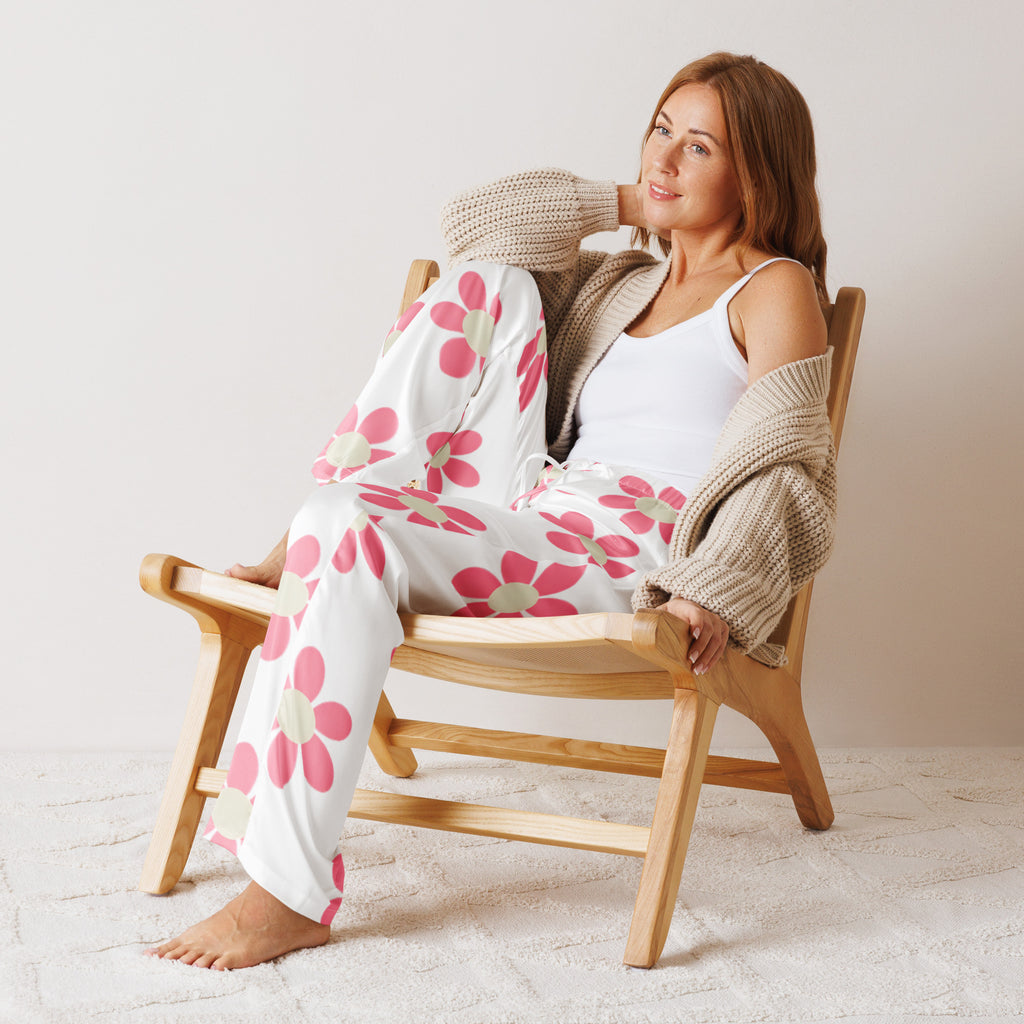 Women’s pajama pants Women’s pajama AwRans Clothing all-over-print-womens-pajama-pants-white-front-67ebdb5018bec