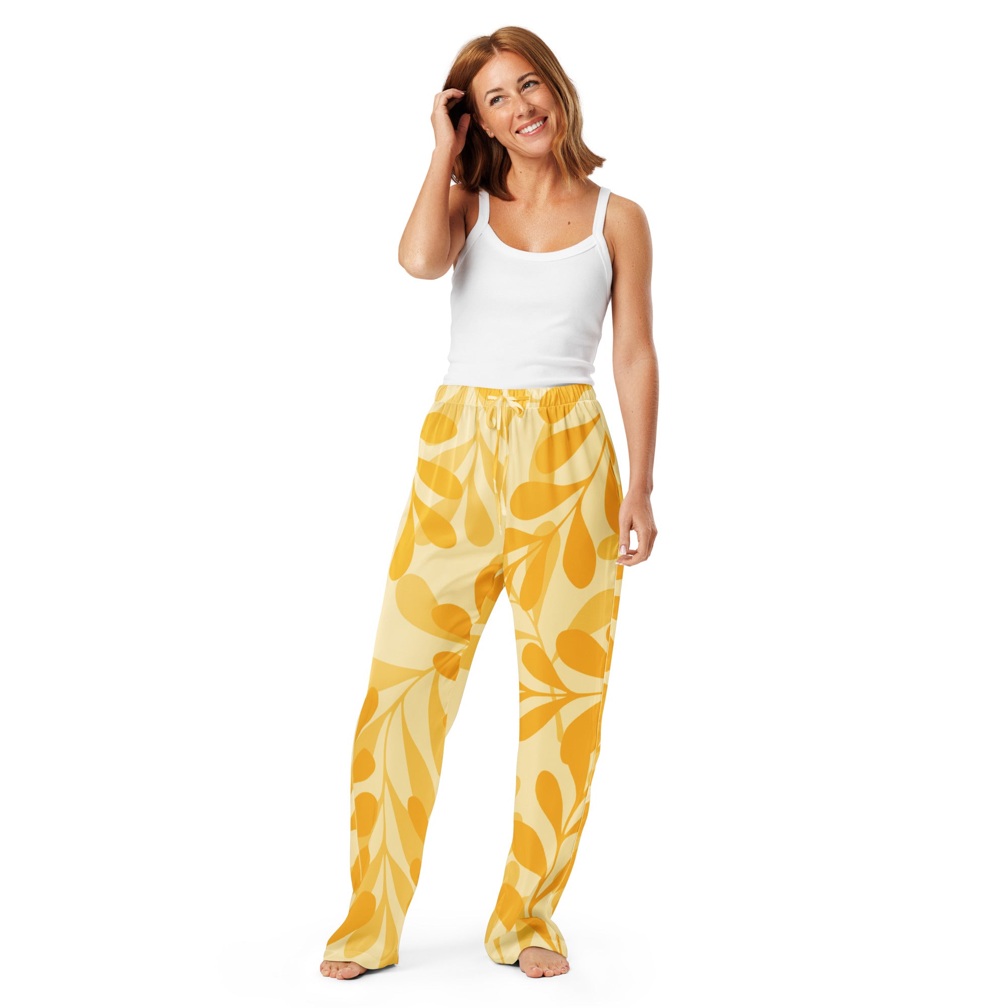 Women’s pajama pants Women’s pajama AwRans Clothing all-over-print-womens-pajama-pants-white-front-67ebe4031cd39