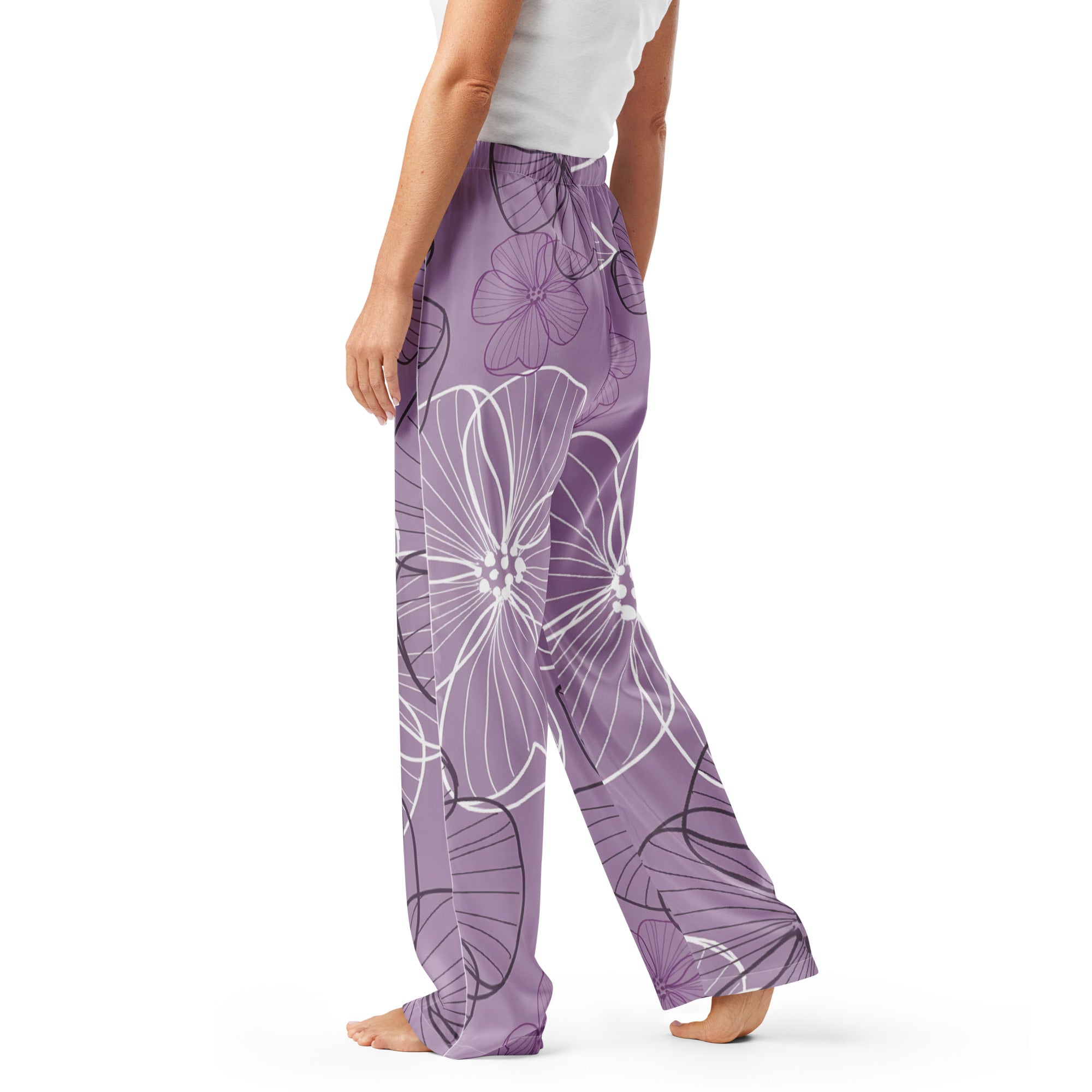 Women’s pajama pants Women’s pajama AwRans Clothing all-over-print-womens-pajama-pants-white-left-67ebdbc9cfb72