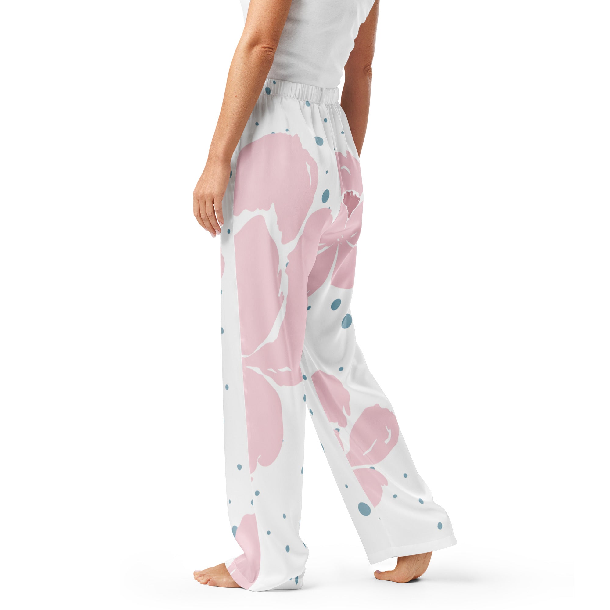 Women’s pajama pants Women’s pajama AwRans Clothing all-over-print-womens-pajama-pants-white-left-67ebe0793e14a