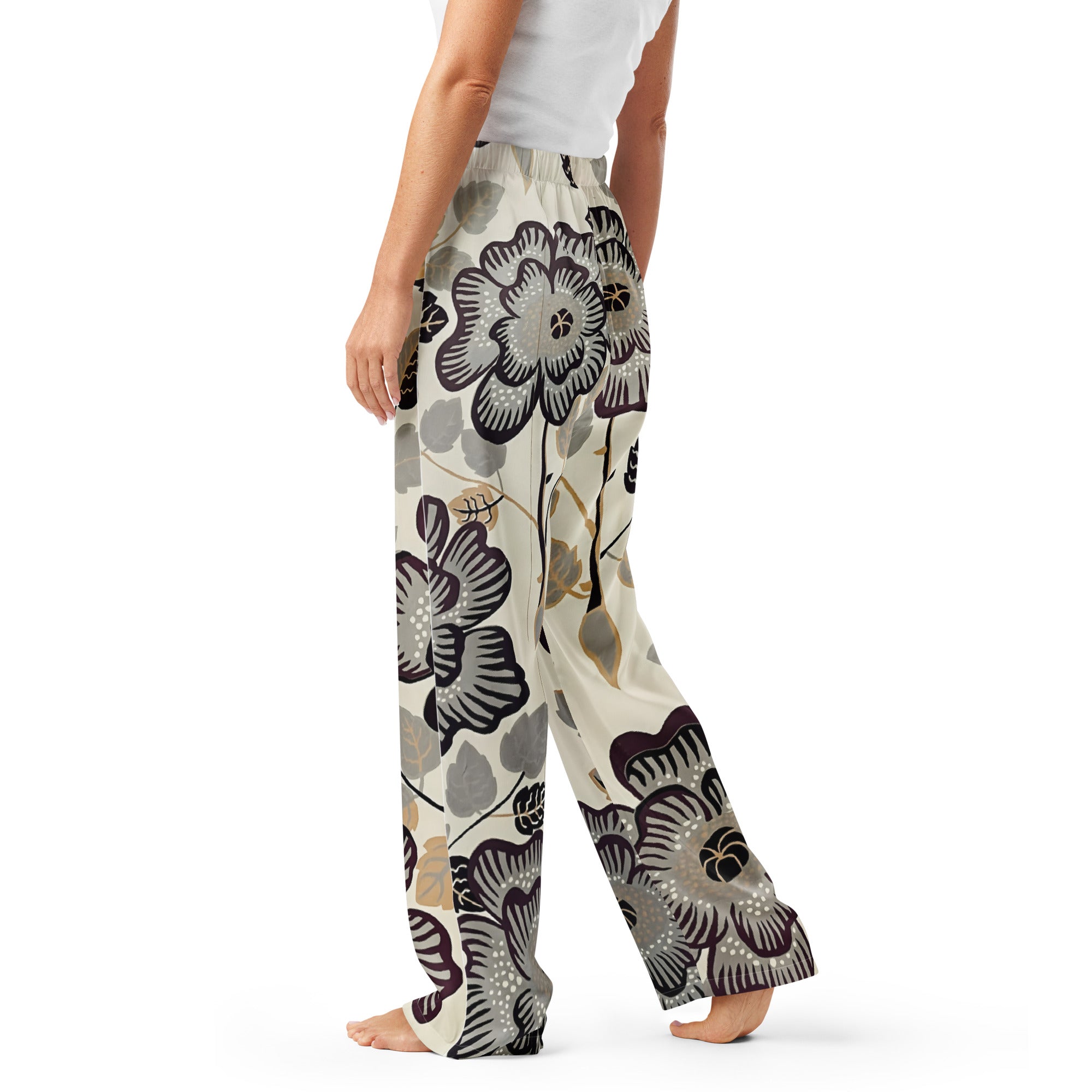 Women’s pajama pants Women’s pajama AwRans Clothing all-over-print-womens-pajama-pants-white-left-67ebe5ea52376