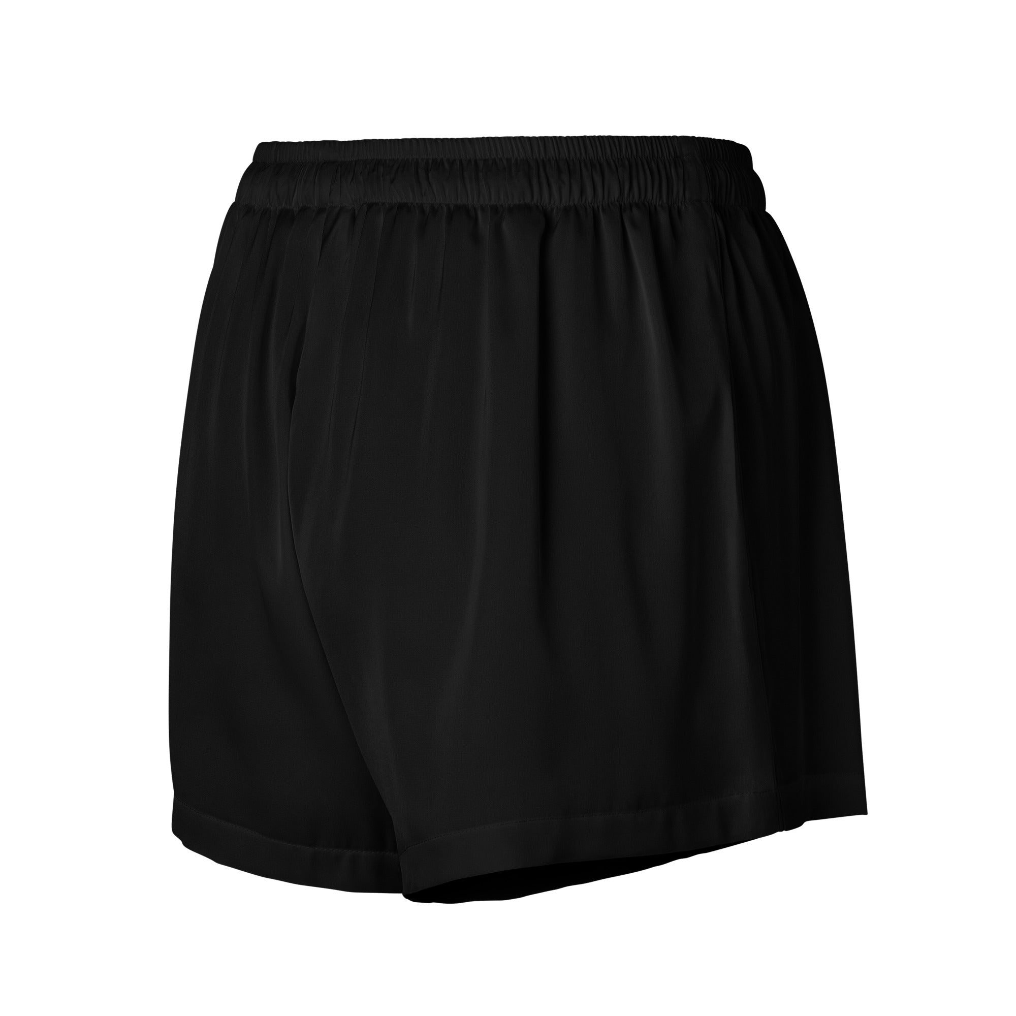 Women’s pajama shorts Women’s pajama shorts AwRans Clothing all-over-print-womens-pajama-shorts-black-back-67ebbc240bf40