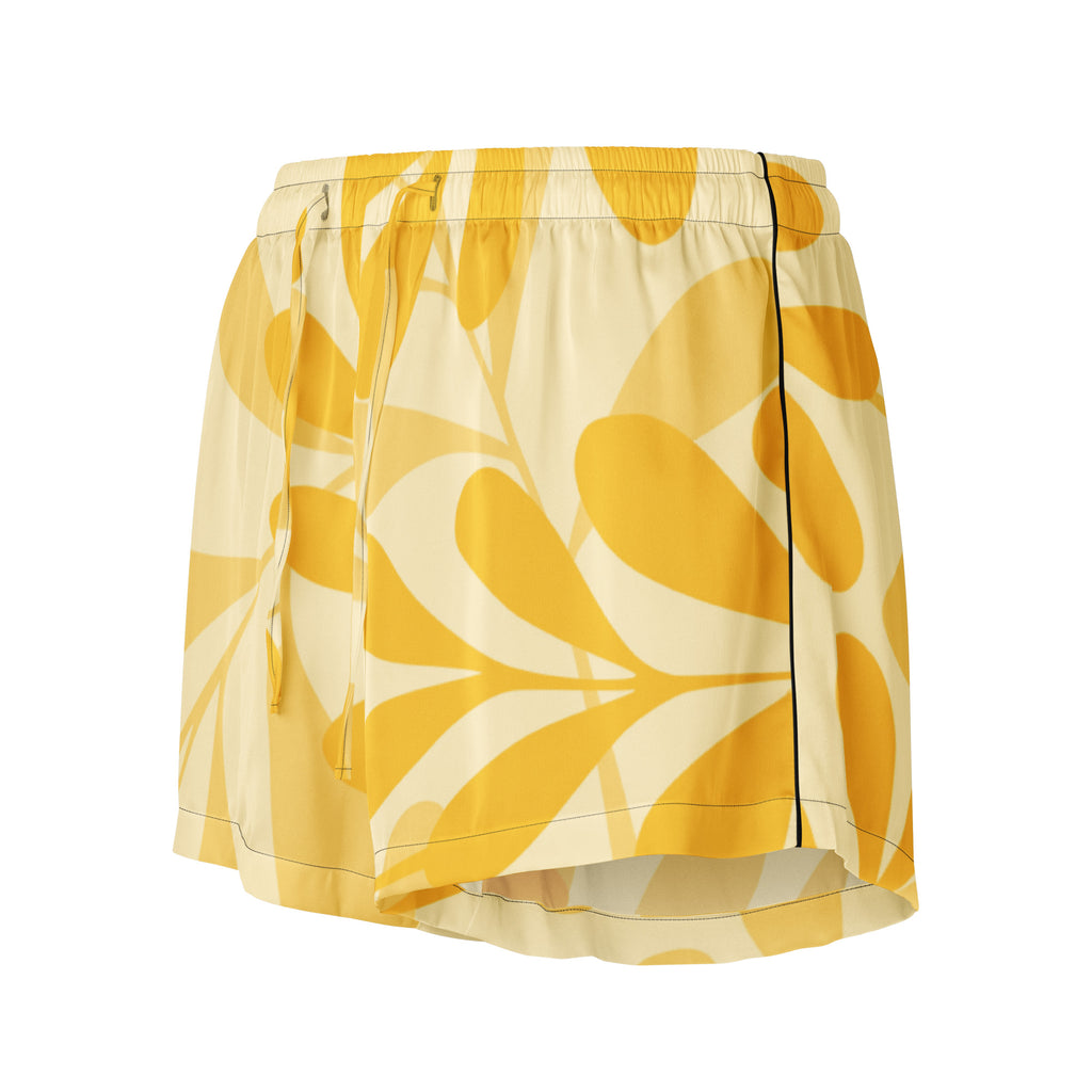 Women’s pajama shorts Women’s pajama shorts AwRans Clothing all-over-print-womens-pajama-shorts-black-front-67ebbd1136f72