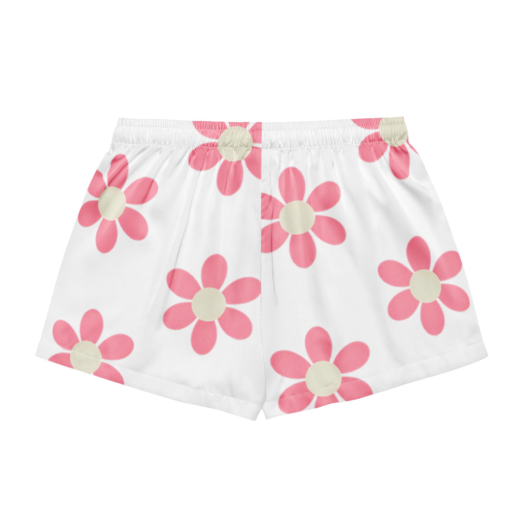 Women’s pajama shorts Women’s pajama shorts AwRans Clothing all-over-print-womens-pajama-shorts-white-back-67ebaf7430aee