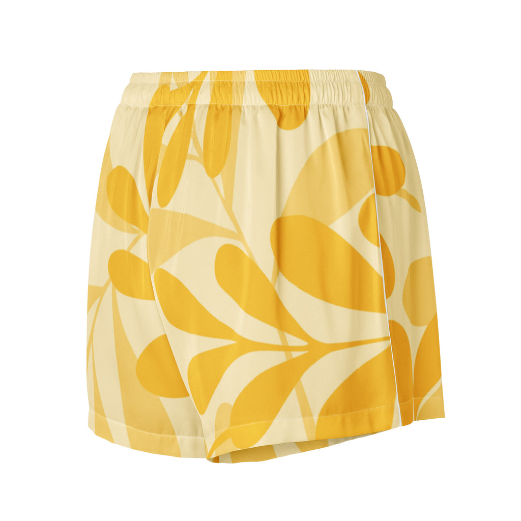 Women’s pajama shorts Women’s pajama shorts AwRans Clothing all-over-print-womens-pajama-shorts-white-back-67ebb05b3cd27