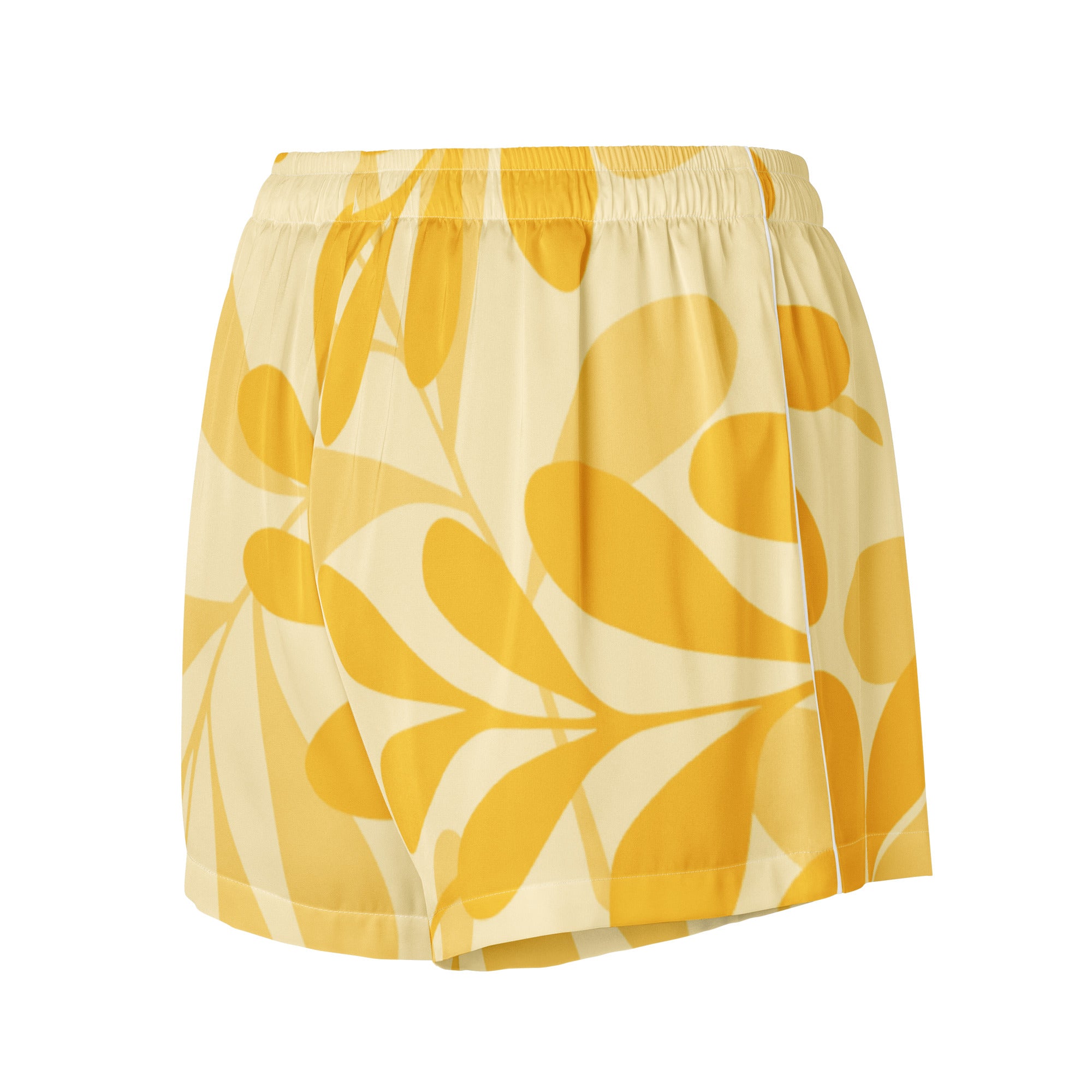 Women’s pajama shorts Women’s pajama shorts AwRans Clothing all-over-print-womens-pajama-shorts-white-back-67ebbd11378e8