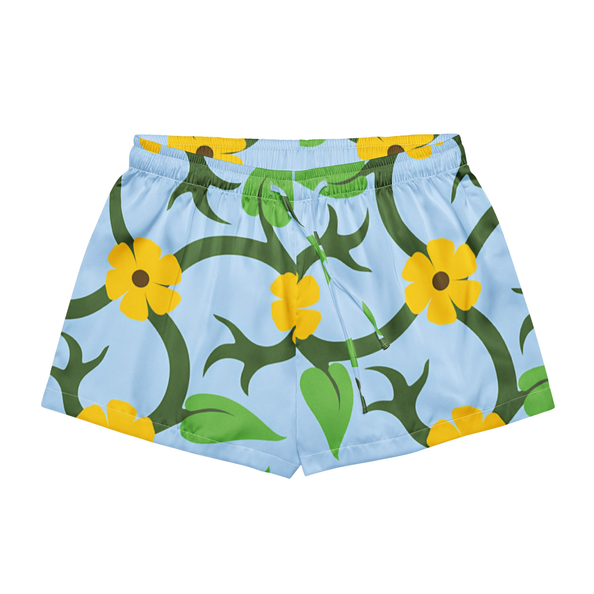 Women’s pajama shorts Women’s pajama shorts AwRans Clothing all-over-print-womens-pajama-shorts-white-front-67ebae1c0405e