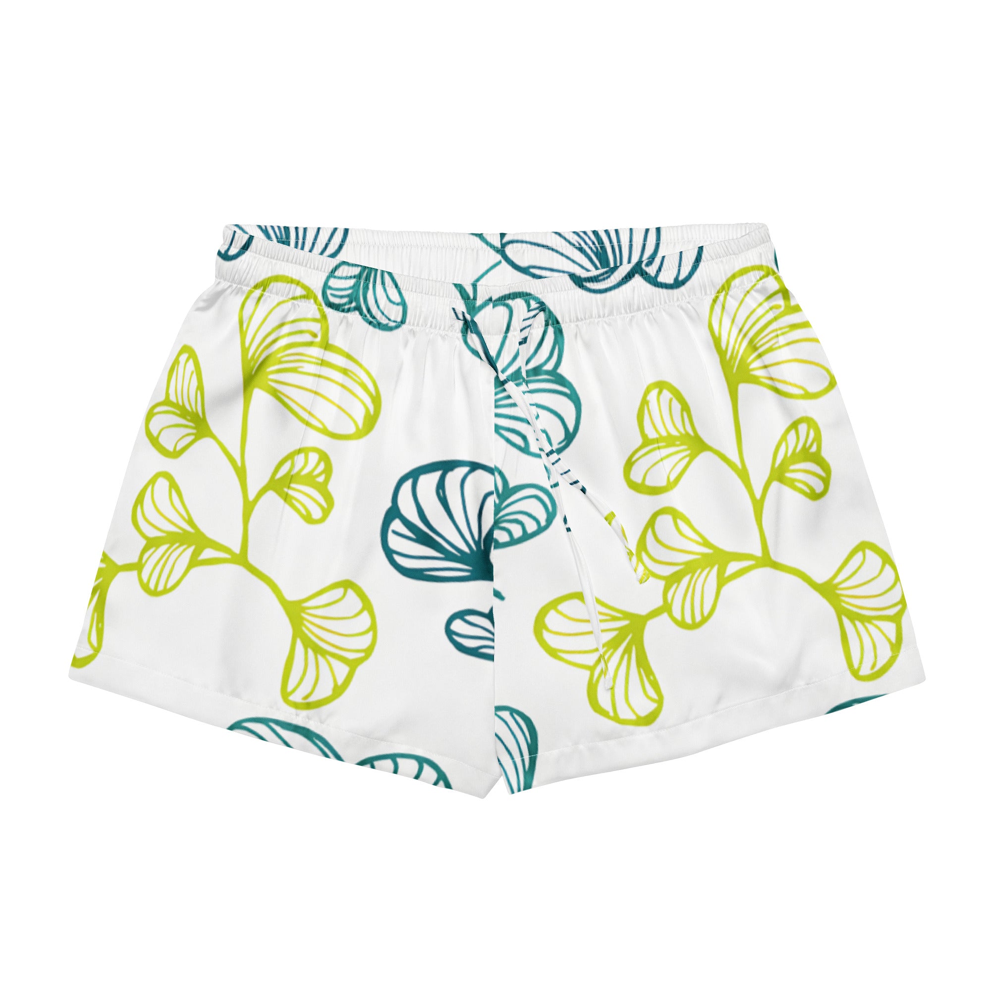 Women’s pajama shorts Women’s pajama shorts AwRans Clothing all-over-print-womens-pajama-shorts-white-front-67ebaf031471a