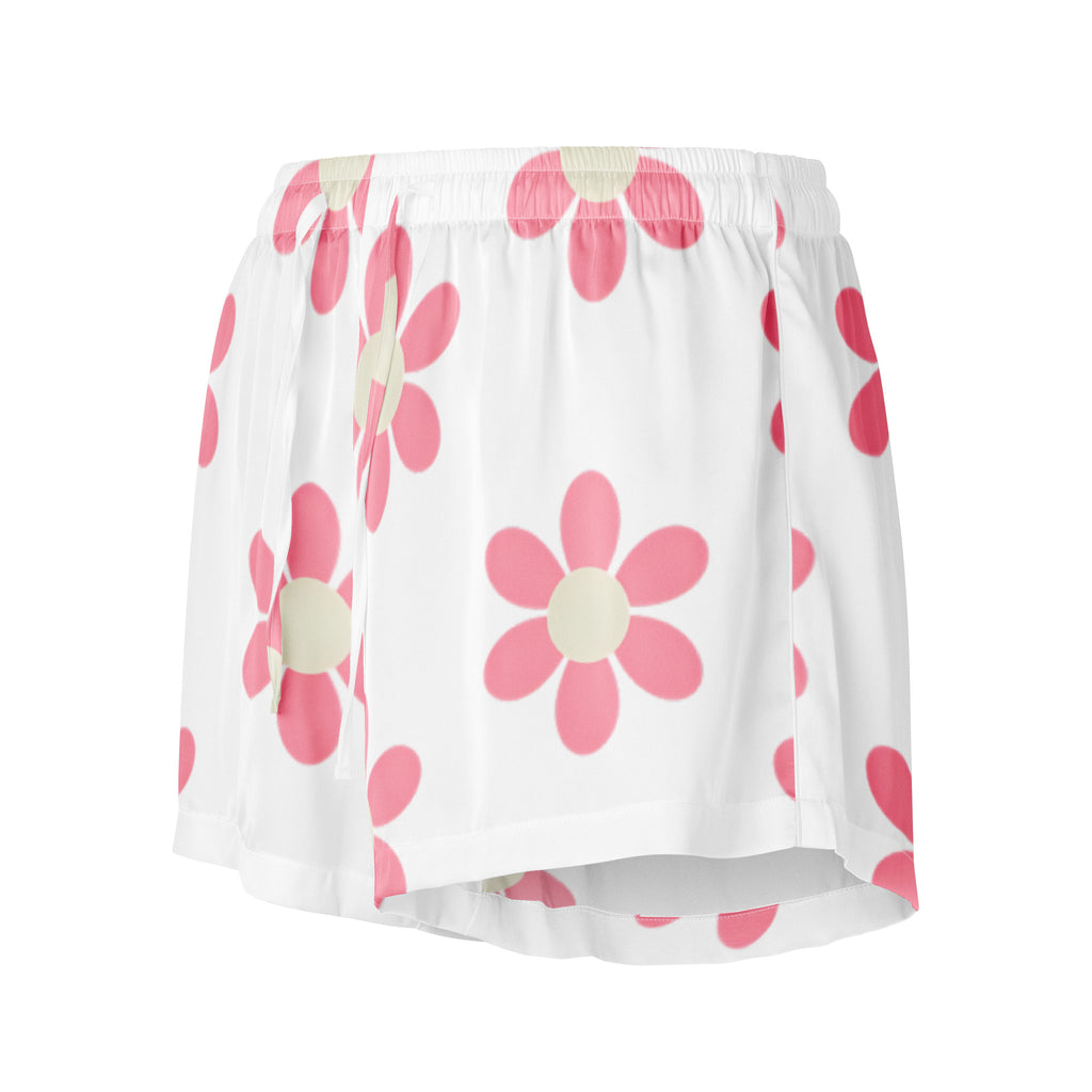 Women’s pajama shorts Women’s pajama shorts AwRans Clothing all-over-print-womens-pajama-shorts-white-front-67ebaf743176d