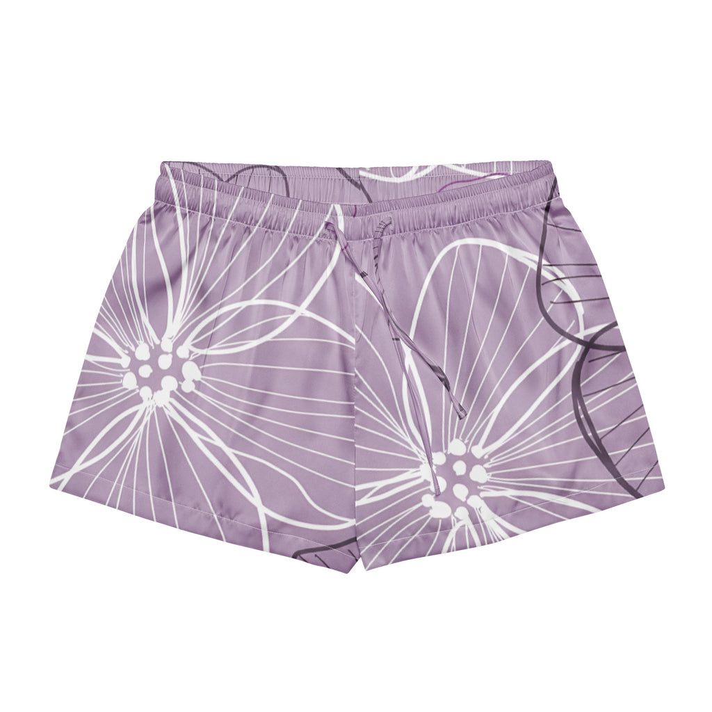 Women’s pajama shorts Women’s pajama shorts AwRans Clothing all-over-print-womens-pajama-shorts-white-front-67ebafeb8606a