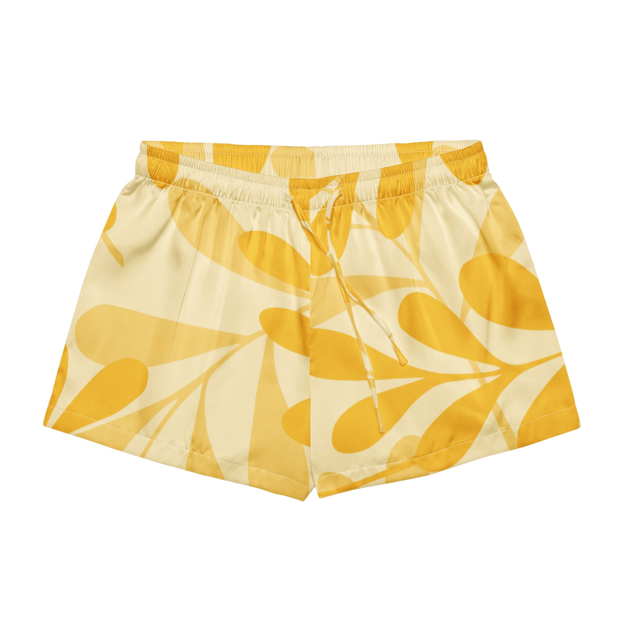 Women’s pajama shorts Women’s pajama shorts AwRans Clothing all-over-print-womens-pajama-shorts-white-front-67ebb05b3ce2b