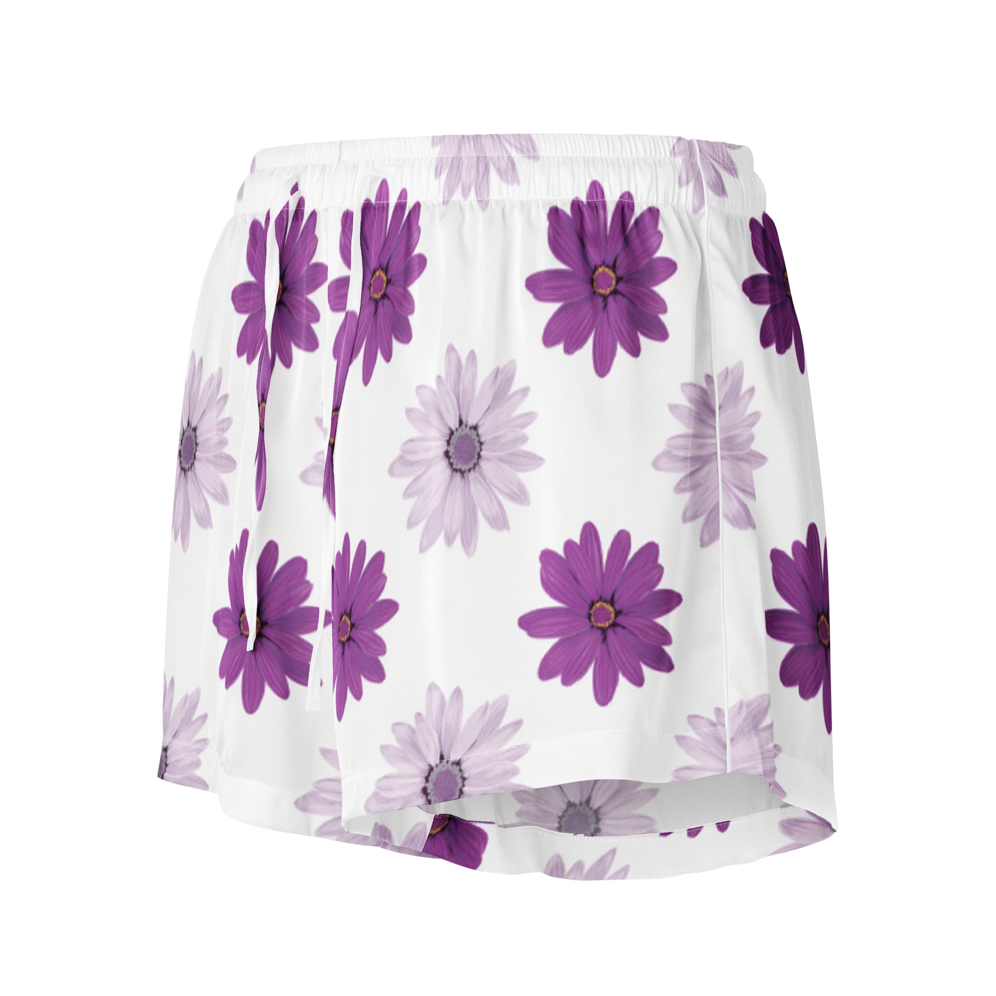 Women’s pajama shorts Women’s pajama shorts AwRans Clothing all-over-print-womens-pajama-shorts-white-front-67ebb0d5dae3d
