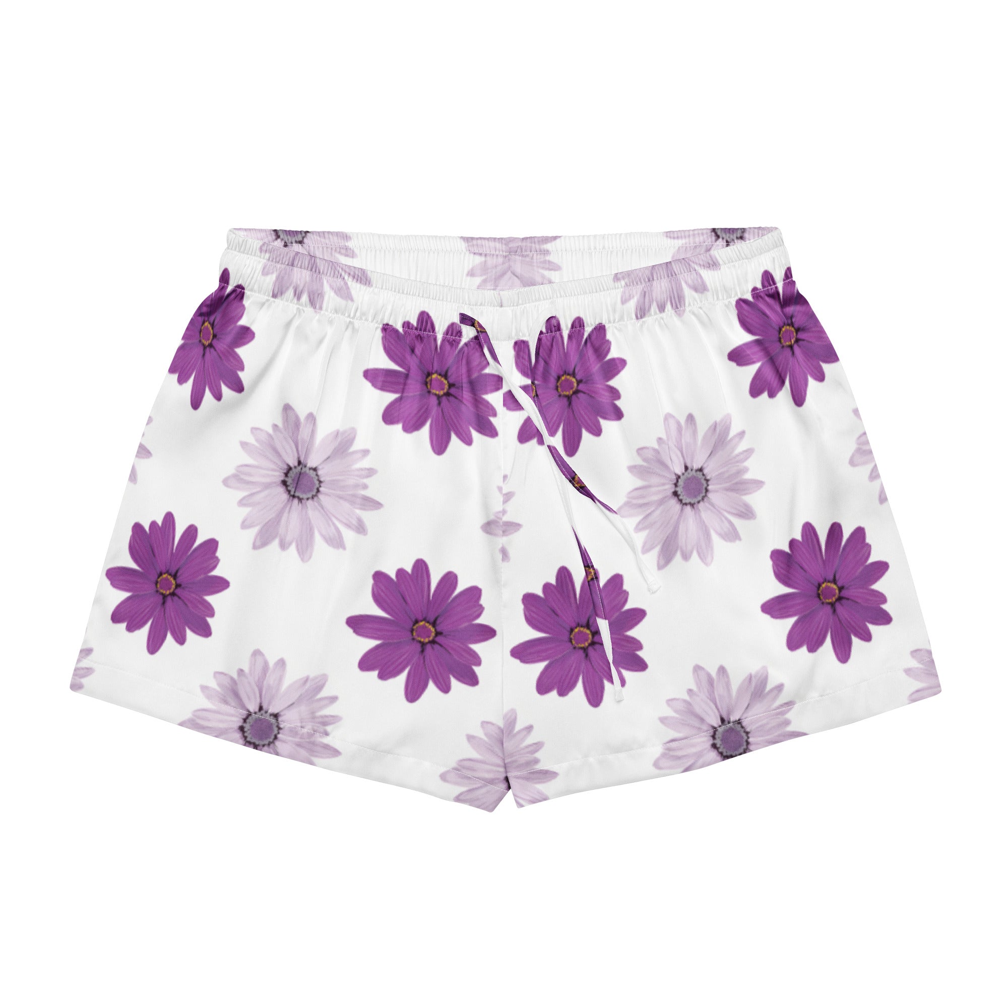 Women’s pajama shorts Women’s pajama shorts AwRans Clothing all-over-print-womens-pajama-shorts-white-front-67ebb0d5daf4b