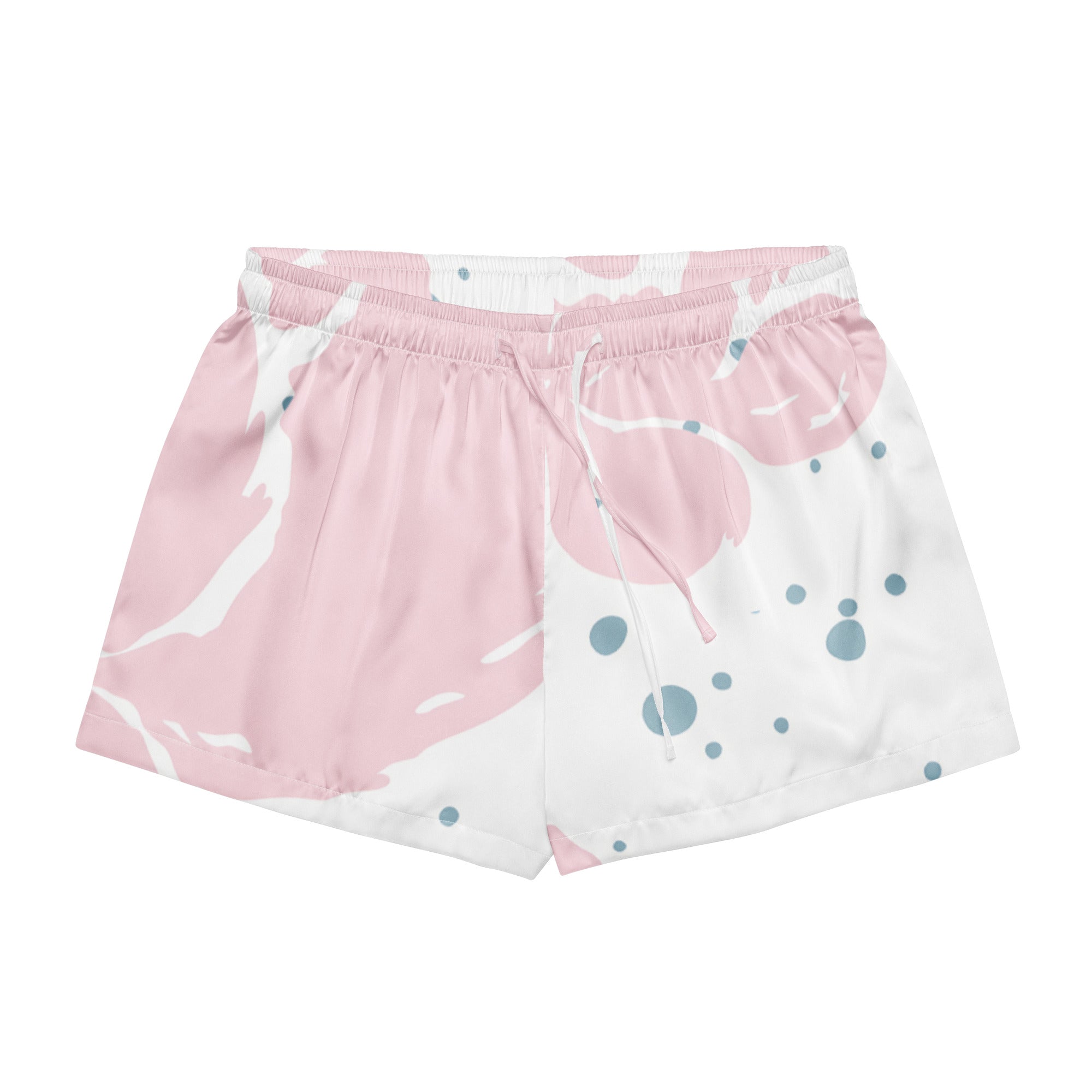 Women’s pajama shorts Women’s pajama shorts AwRans Clothing all-over-print-womens-pajama-shorts-white-front-67ebb1bb5f0f8