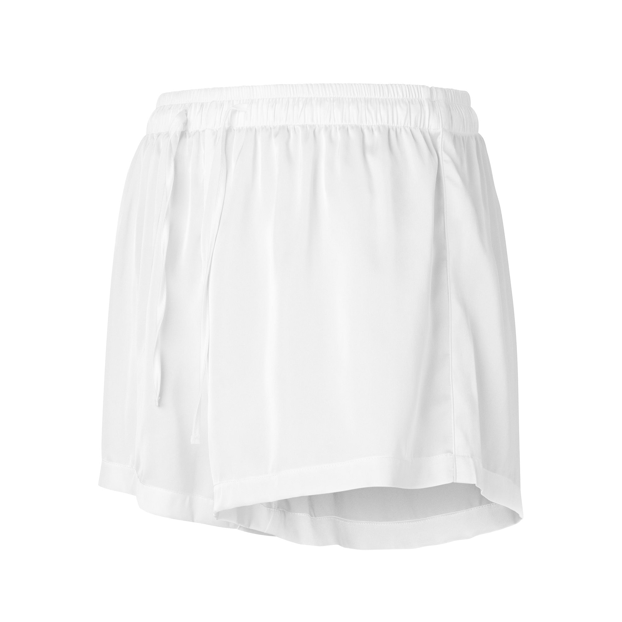 Women’s pajama shorts Women’s pajama shorts AwRans Clothing all-over-print-womens-pajama-shorts-white-front-67ebbbae287f5