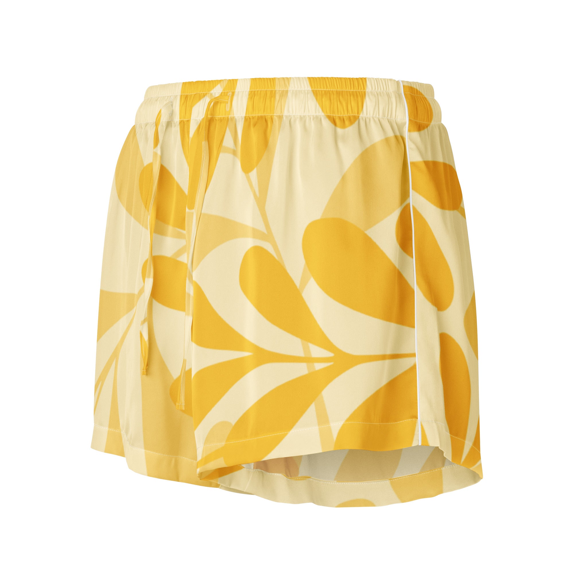 Women’s pajama shorts Women’s pajama shorts AwRans Clothing all-over-print-womens-pajama-shorts-white-front-67ebbd11377e5