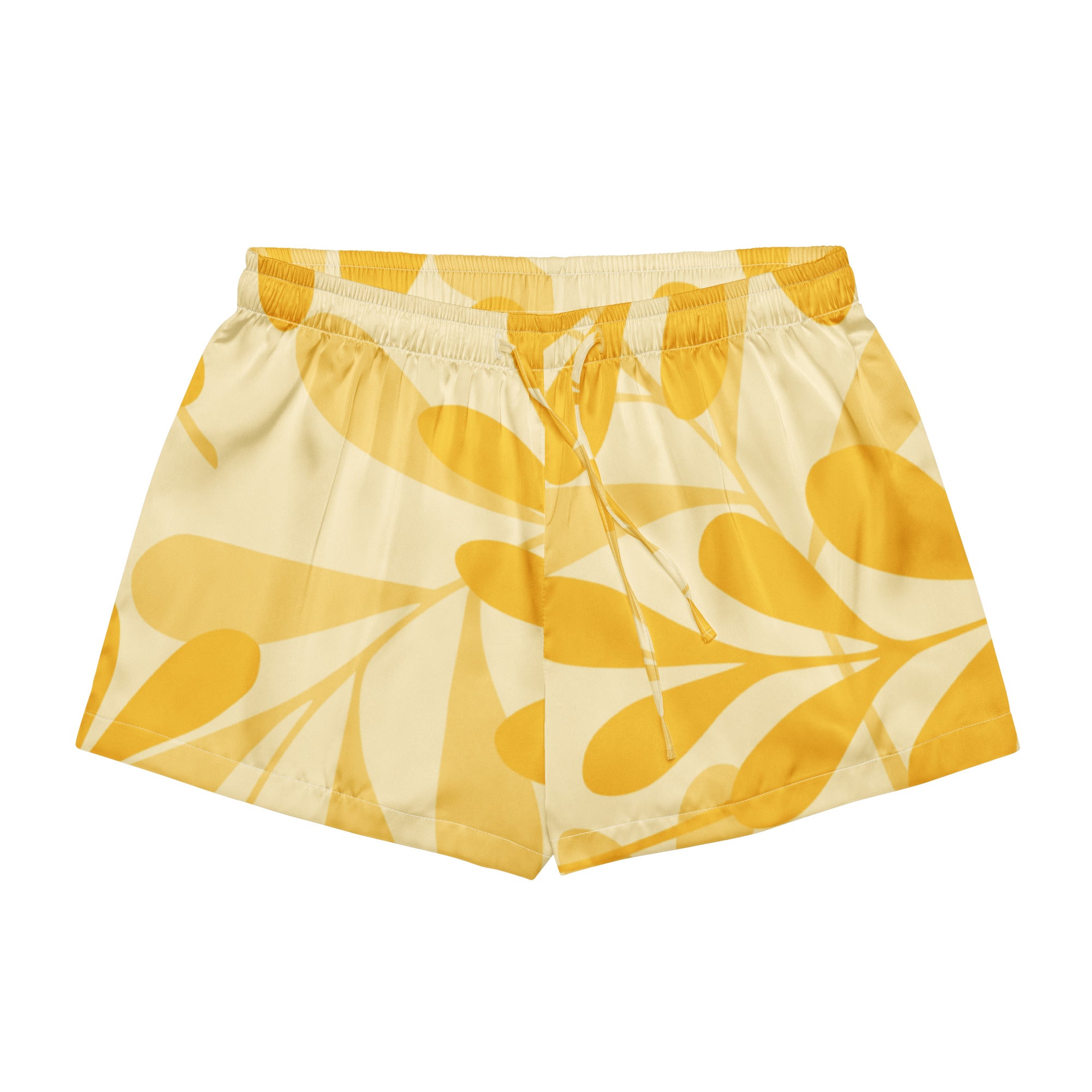 Women’s pajama shorts Women’s pajama shorts AwRans Clothing all-over-print-womens-pajama-shorts-white-front-67ebbd1137bbc