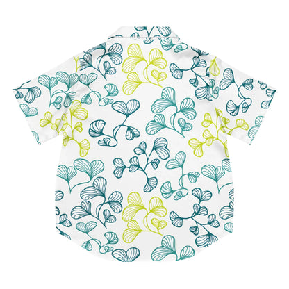 All-over print women’s short sleeve pajama top - AwRans Clothing