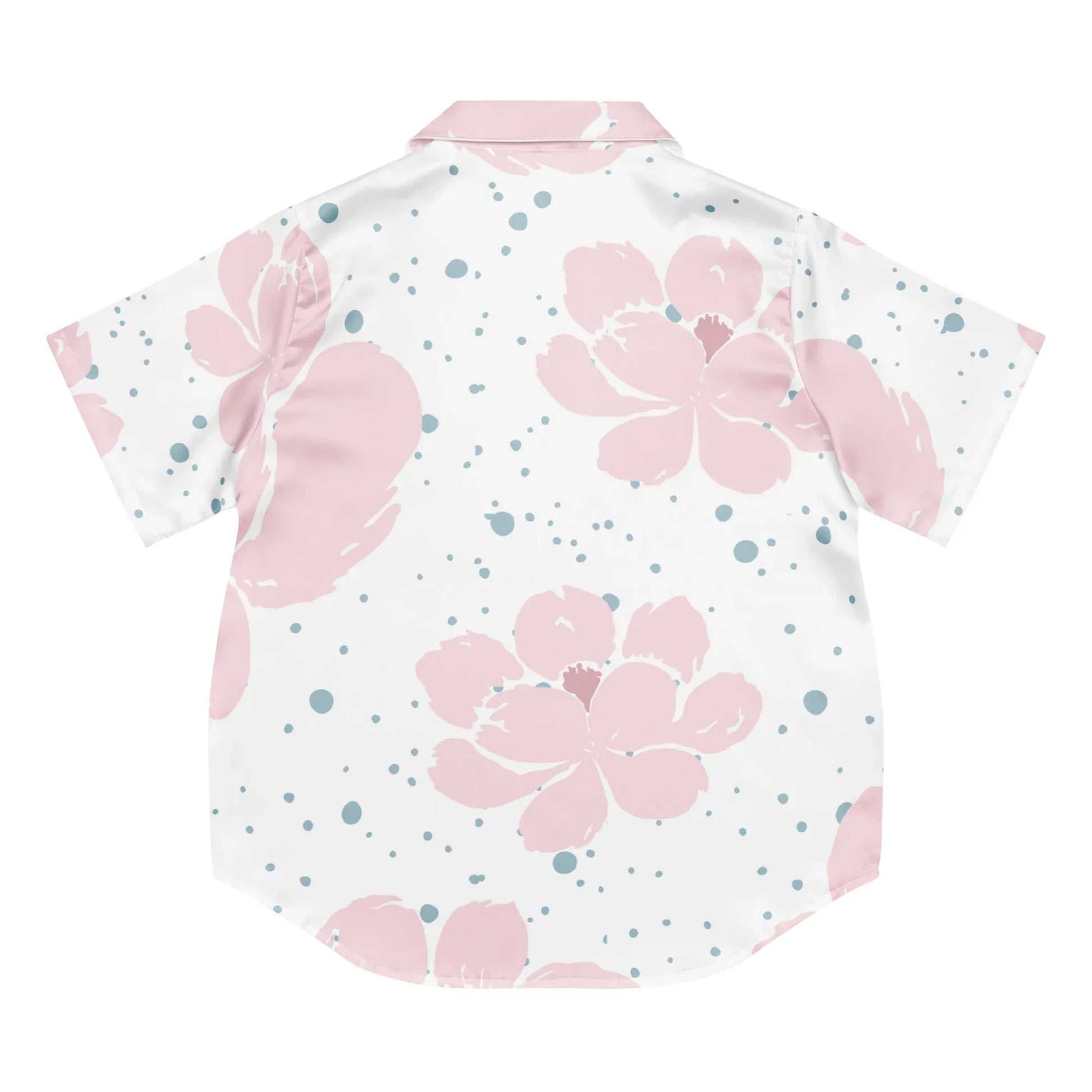 All-over print women’s short sleeve pajama top - AwRans Clothing