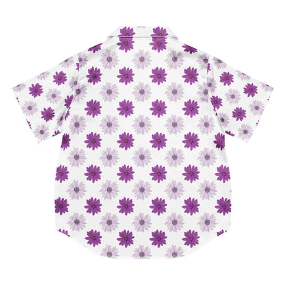 All-over print women’s short sleeve pajama top - AwRans Clothing