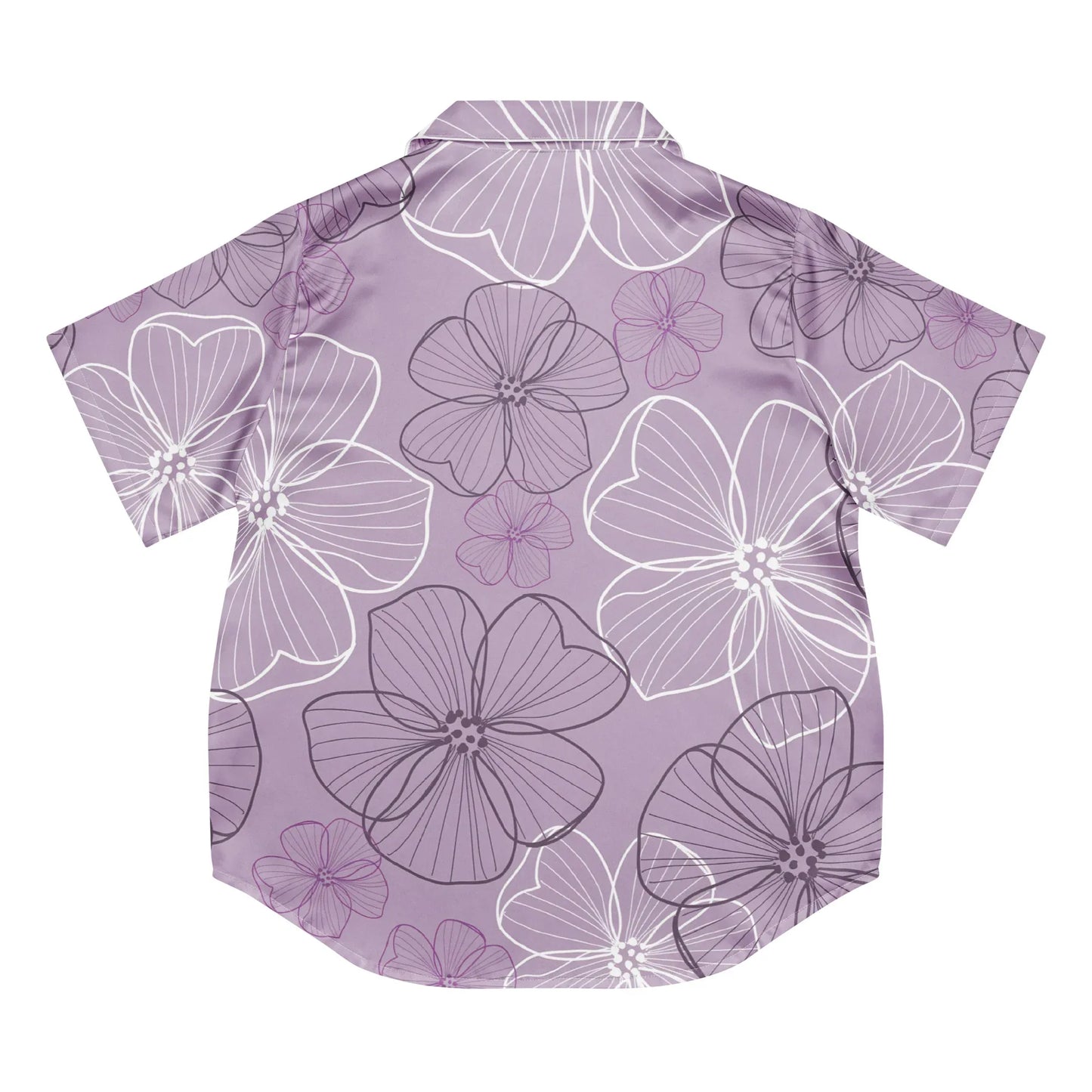 All-over print women’s short sleeve pajama top - AwRans Clothing